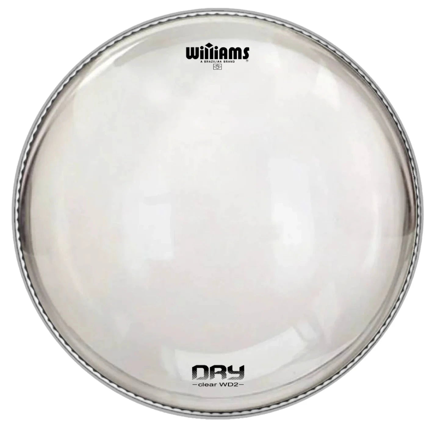 Williams 12" Double Ply Clear Dry Series Drum Head, 7-MIL (WD2-7MIL-12) DRUM SKINS Williams Drumheads
