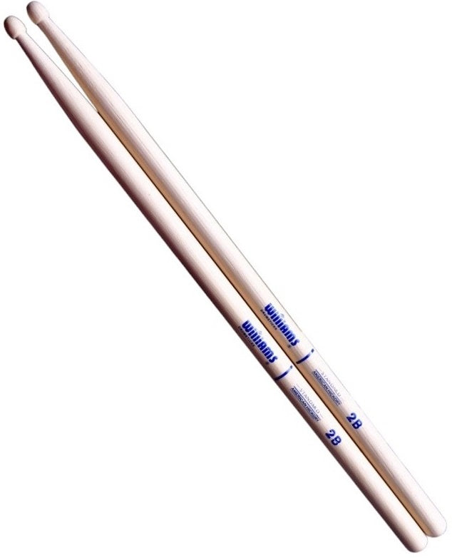 Williams 2B Standard Series Drum Sticks, American Hickory (DS-WST-2B)