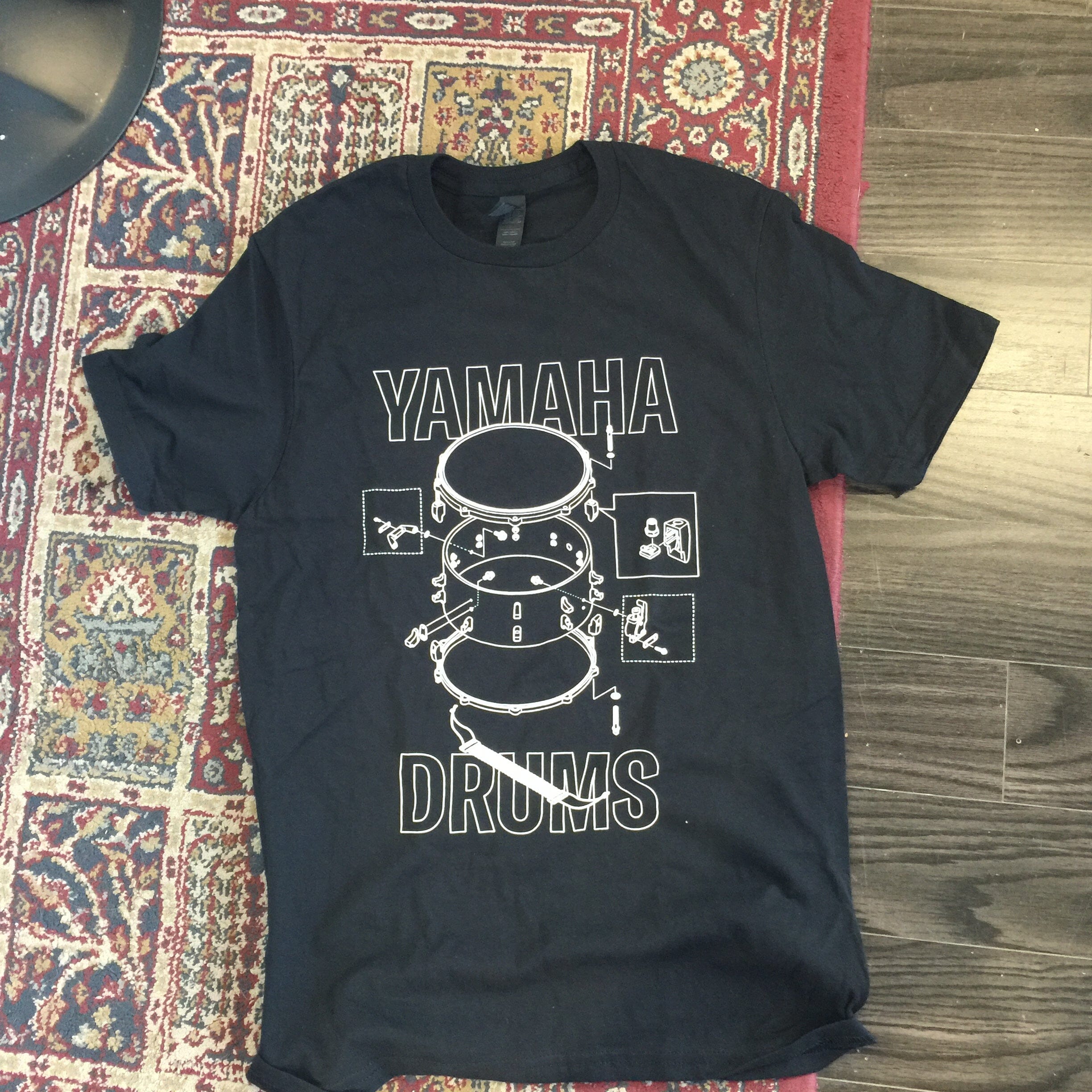 Yamaha Drums T-shirt, Black, Small PROMO ITEMS Yamaha