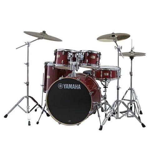 Yamaha Stage Custom Birch 5-pc Drum Set w/ Hardware, Cranberry Red (SBX0F57 CR) NEW DRUM KIT Yamaha