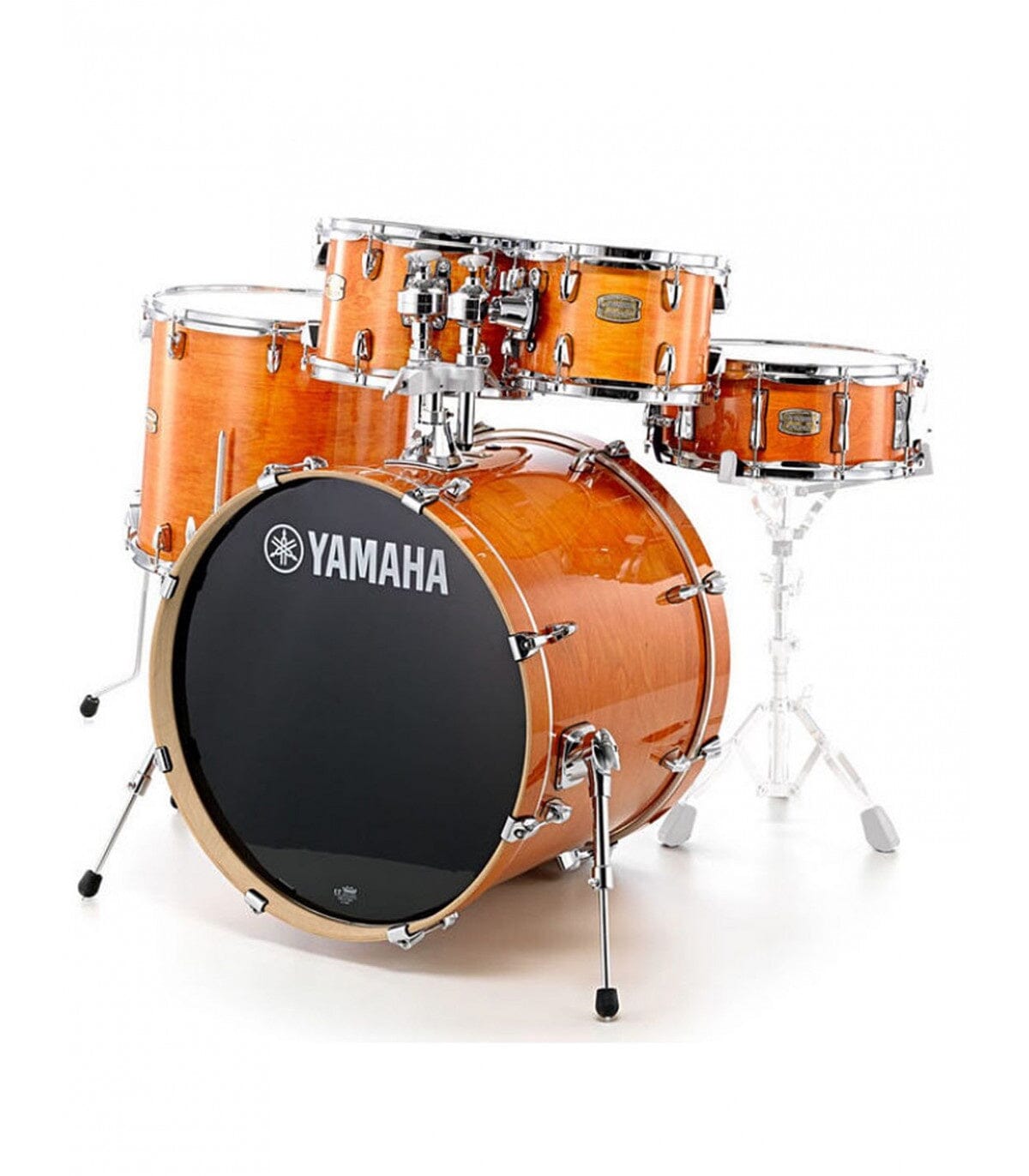 Yamaha Stage Custom Birch Drum Shell Pack, 5 piece, Honey Amber (SBP2F5HA) NEW DRUM KIT Yamaha
