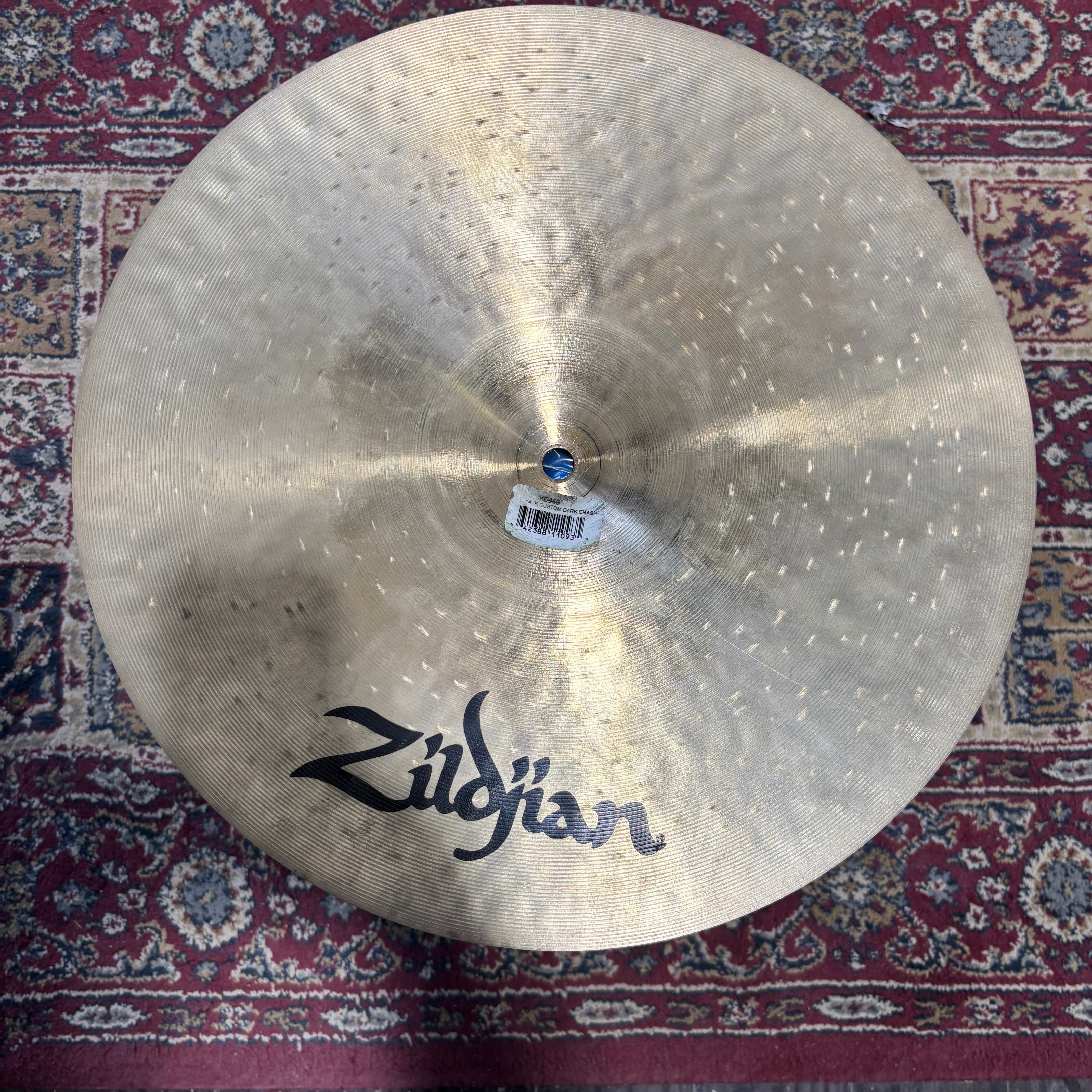 Zildjian 14" K Custom Dark Crash (Used) USED ZILDJIAN CYMBALS Zildjian