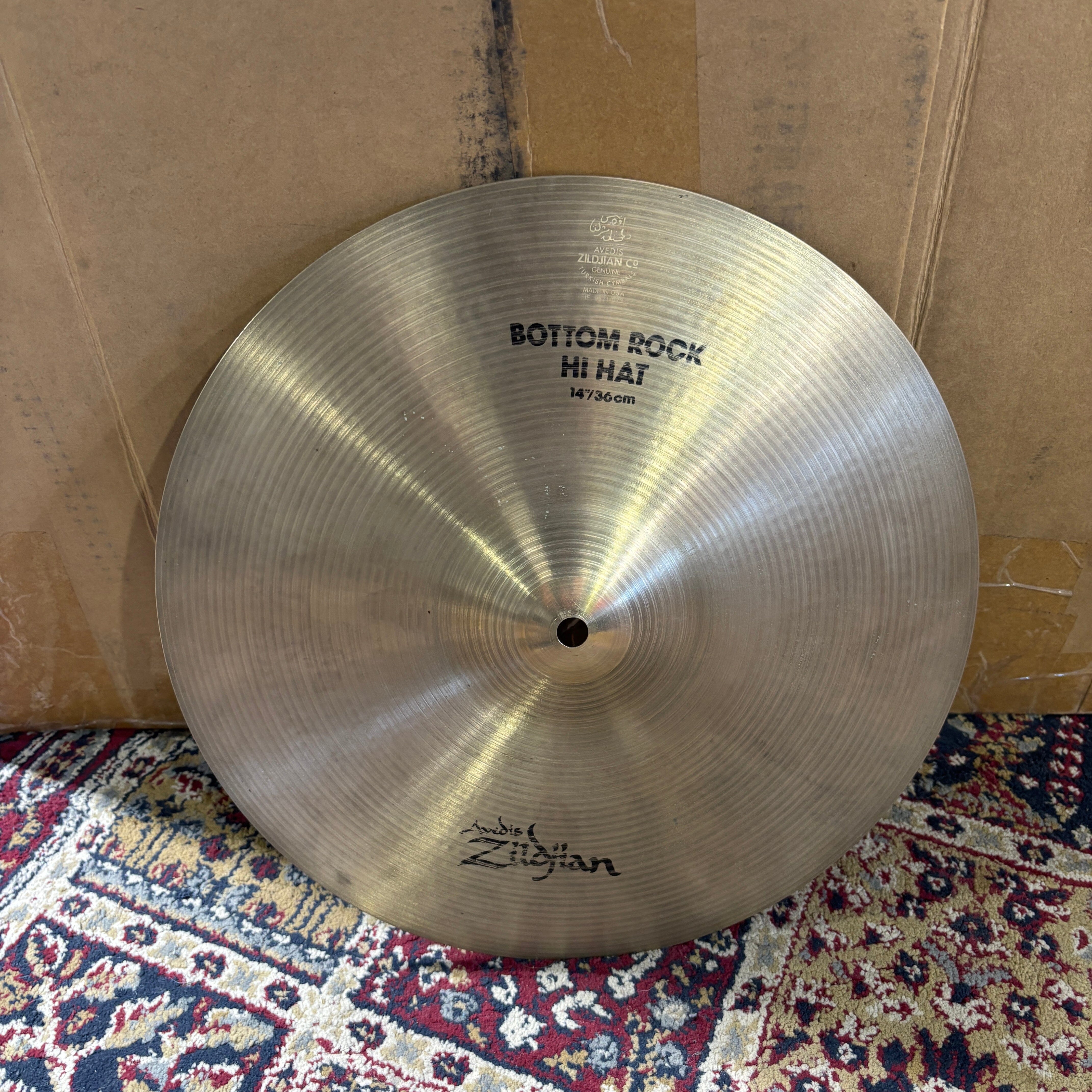 Zildjian 14" Rock Hi-Hats 1995 USED ZILDJIAN CYMBALS Zildjian