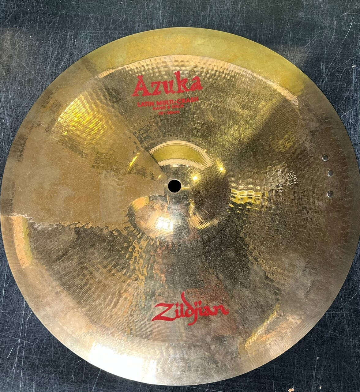 Zildjian 15" FX Azuka Latin Multi-Crash Cymbal CONSIGNMENT CYMBALS Zildjian