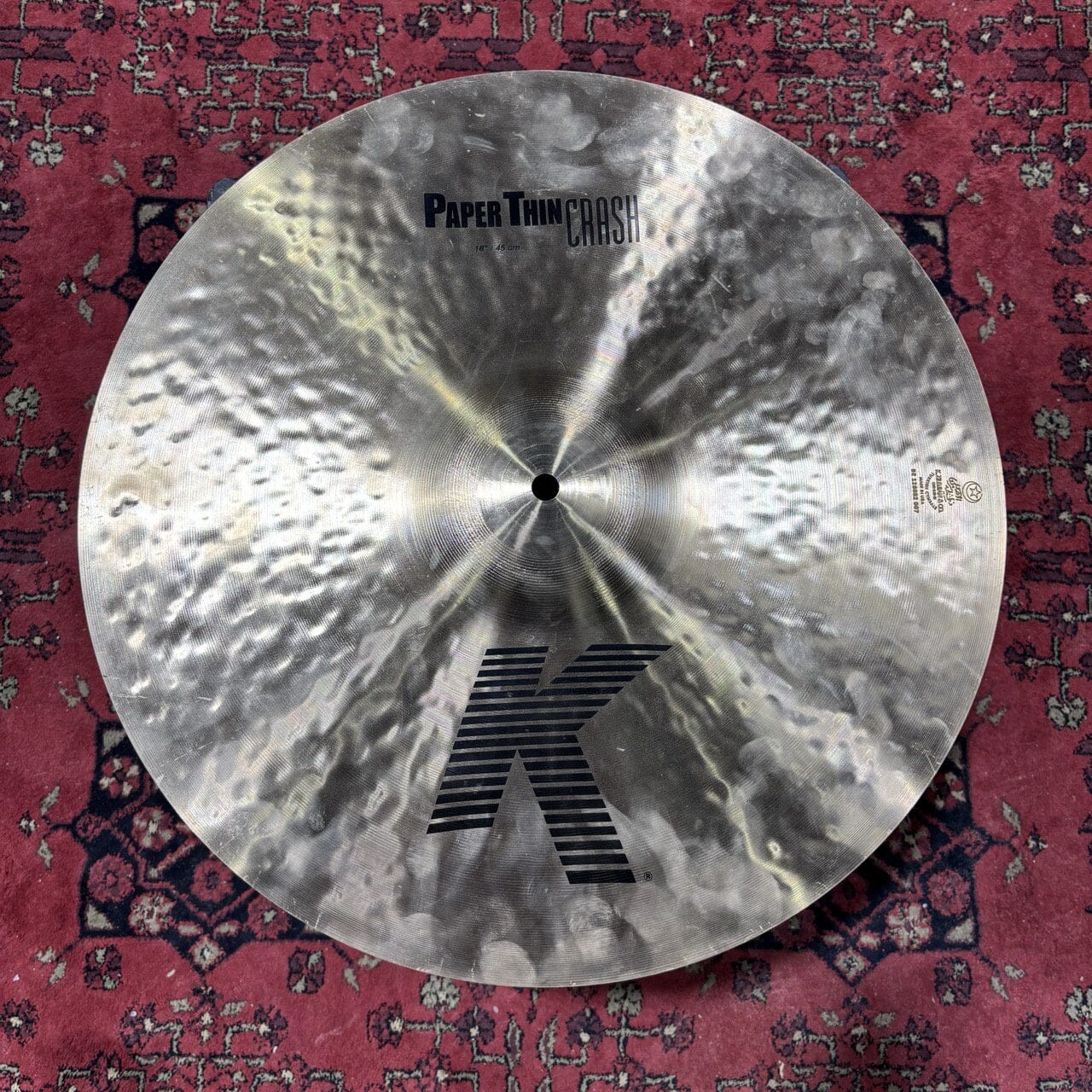 Zildjian 18" K Paper Thin Crash (Used) USED ZILDJIAN CYMBALS Zildjian
