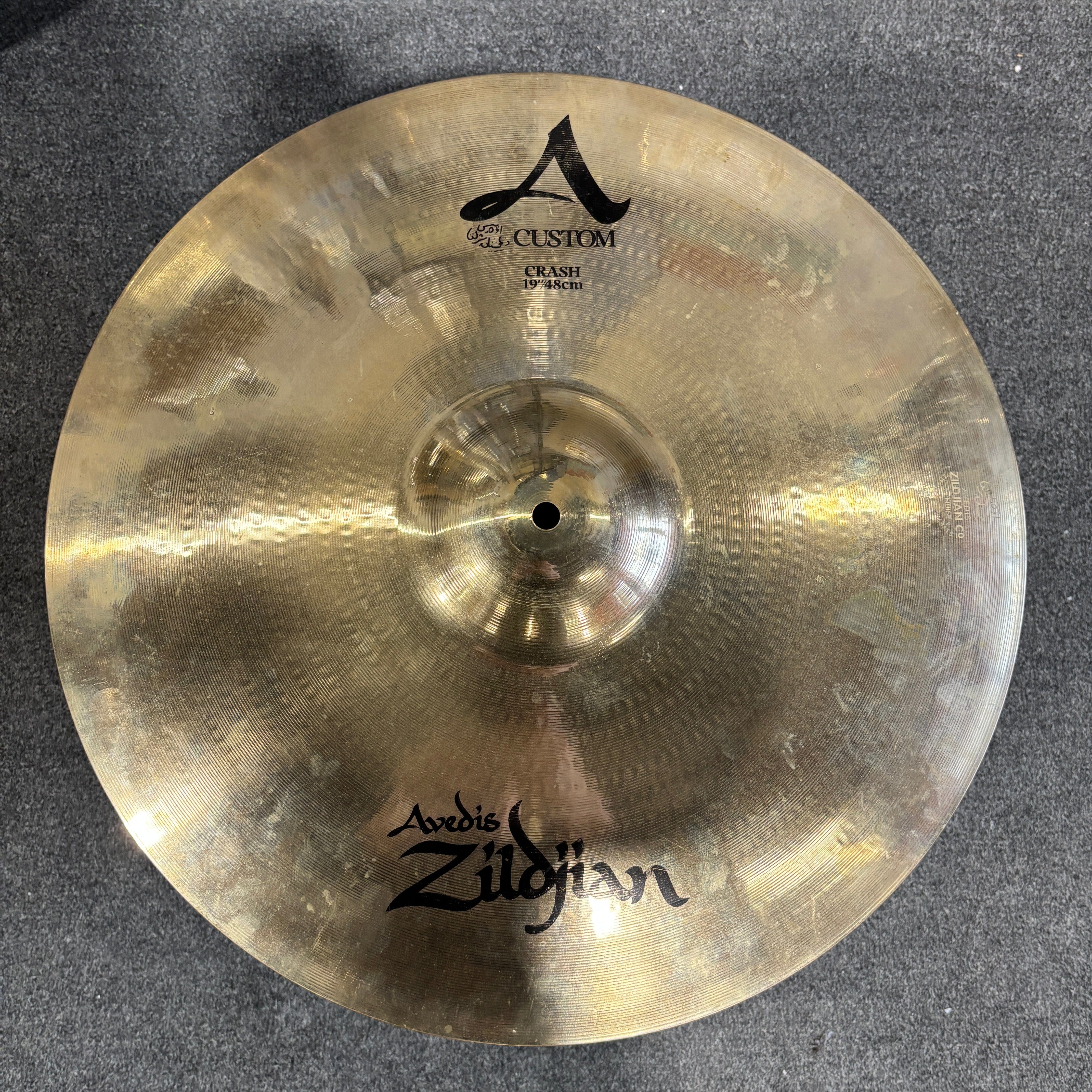 Zildjian 19" A Custom Crash (1990s) USED ZILDJIAN CYMBALS Zildjian