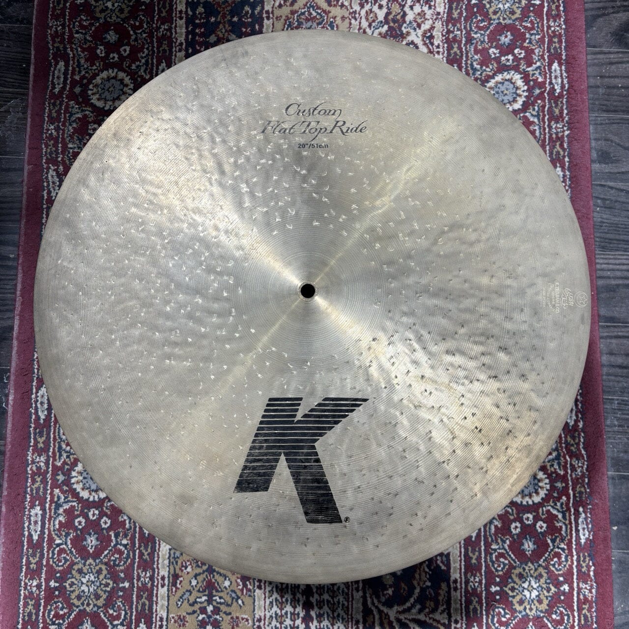 Zildjian 20" K Custom Flat Ride (USED) CONSIGNMENT CYMBALS Zildjian
