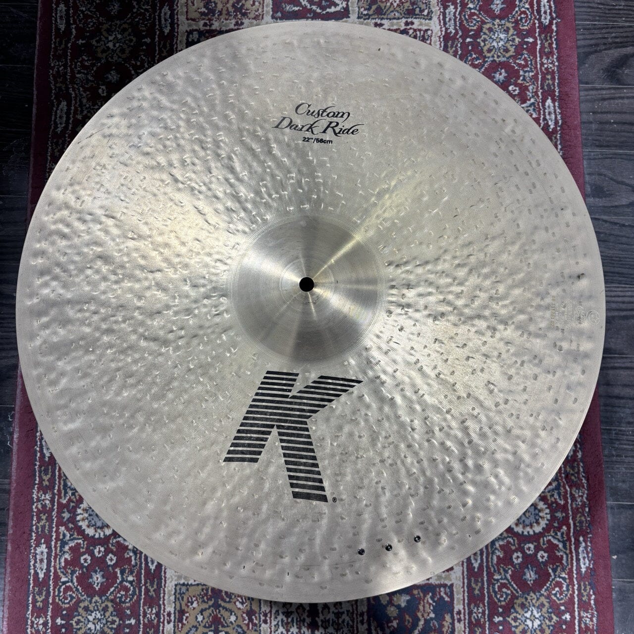 Zildjian 22" K Custom Dark Ride 3 rivets (USED) CONSIGNMENT CYMBALS Zildjian