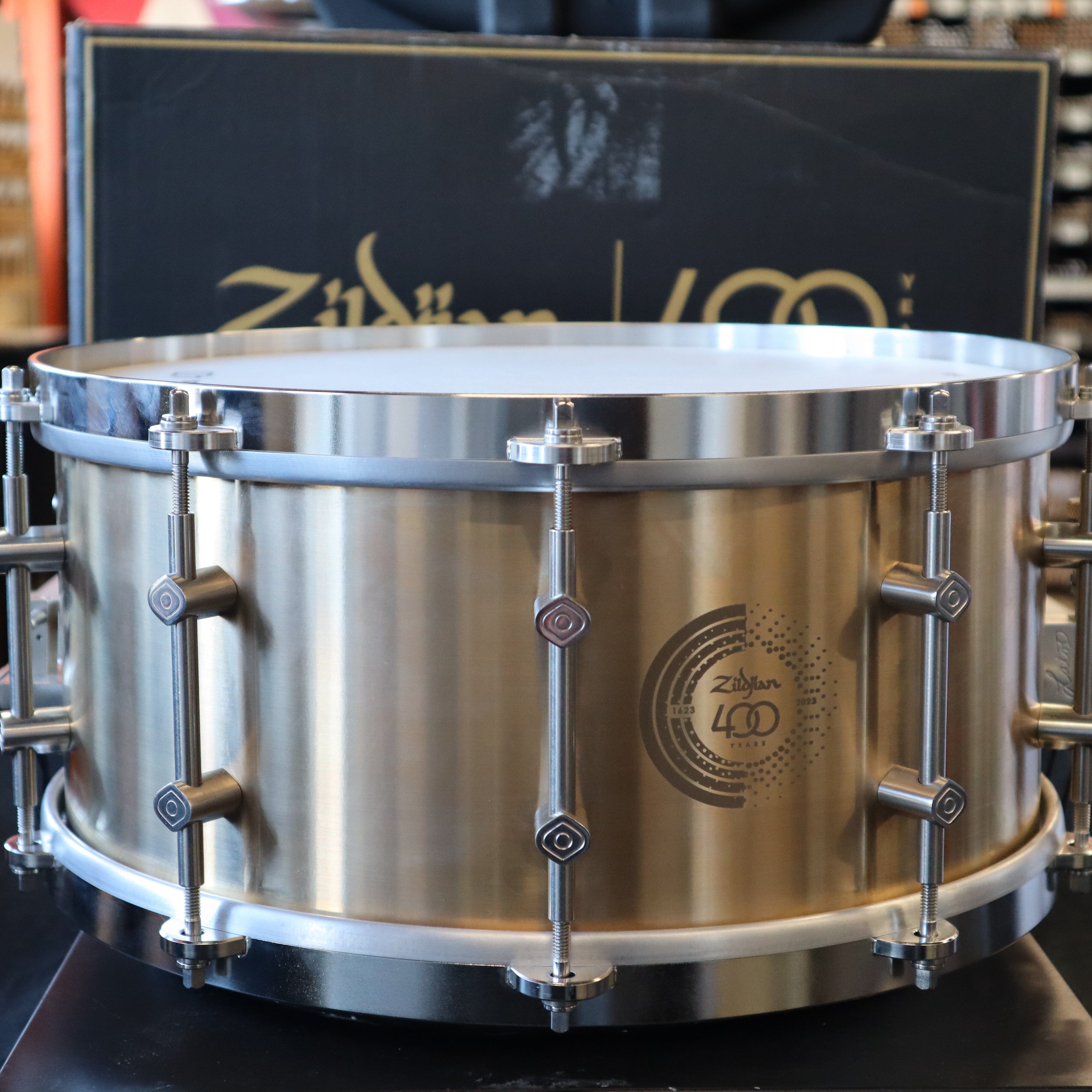 Zildjian 400th Anniversary Limited Edition 6.5x14'' Alloy Snare Drum Second Hand NEW SNARE DRUMS Zildjian