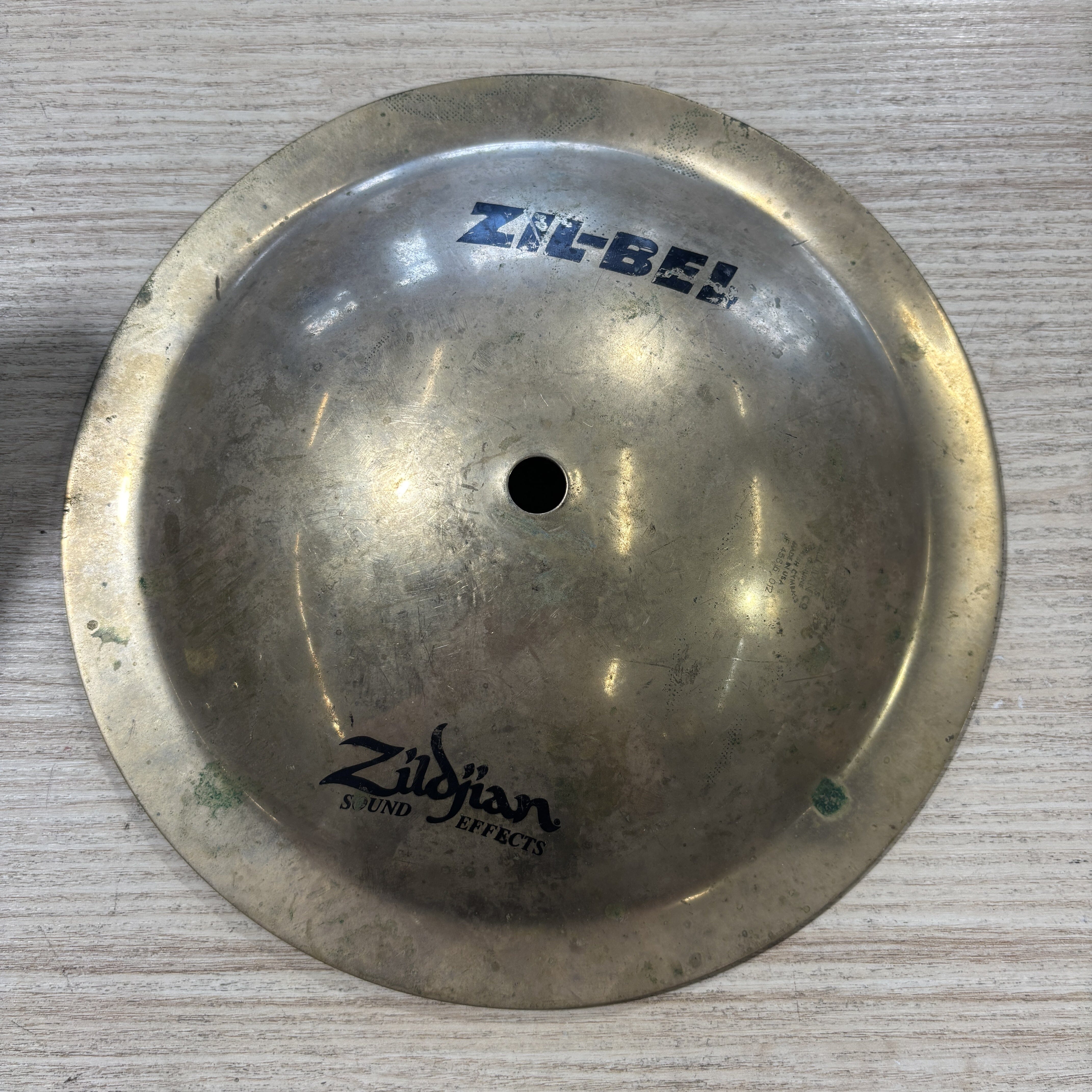 Zildjian 9.5" Zil-Bel Sound Effects Cymbal – Used USED ZILDJIAN CYMBALS Zildjian