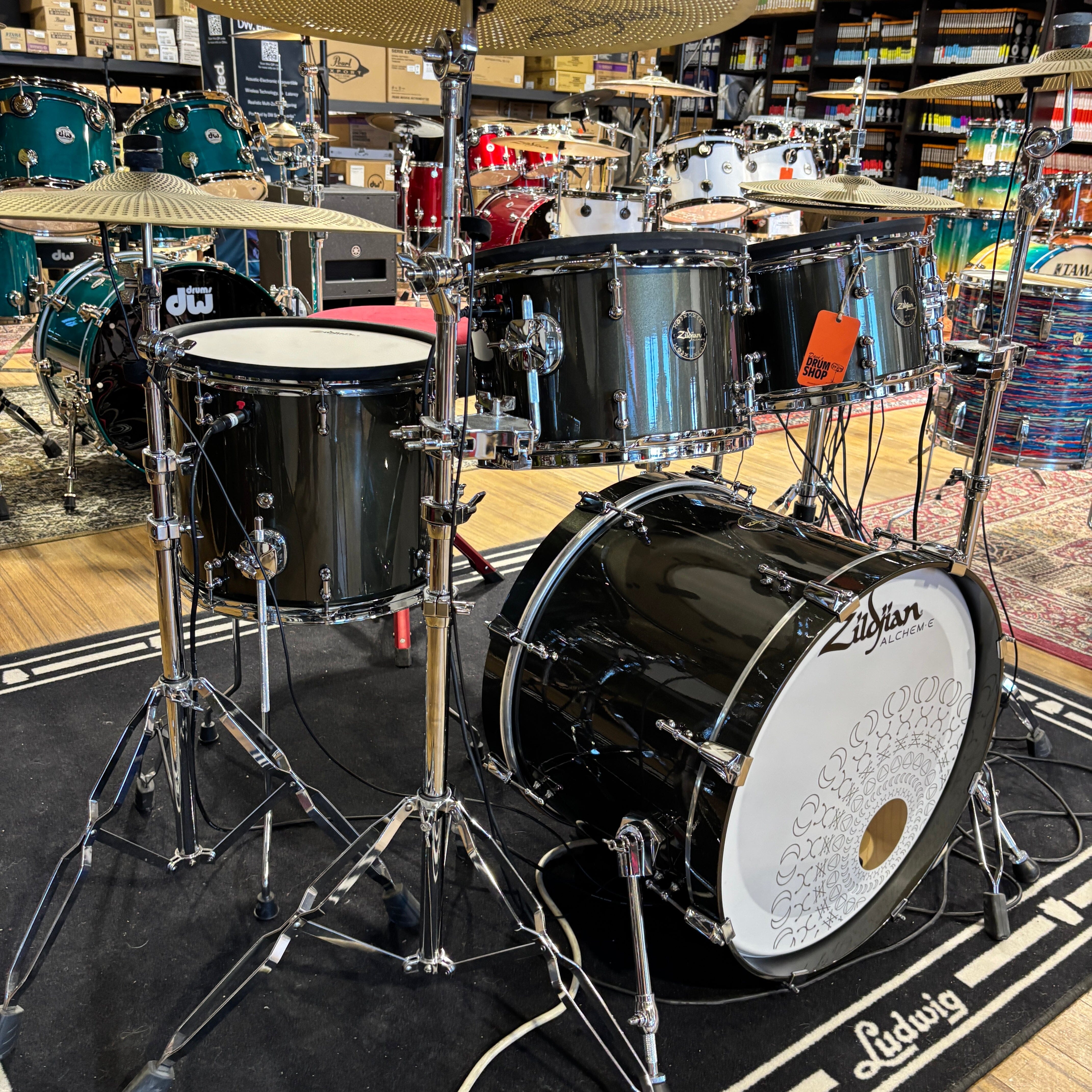 Zildjian ALCHEM-E Gold EX Electronic Drum Kit (ZAGEX) FINAL CLEARANCE New Electronics Zildjian