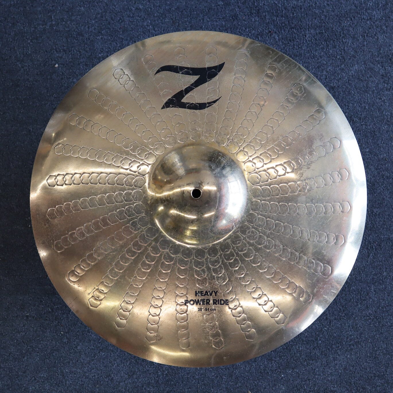 Zildjian Z Custom Heavy Power Ride 20" USED ZILDJIAN CYMBALS Zildjian