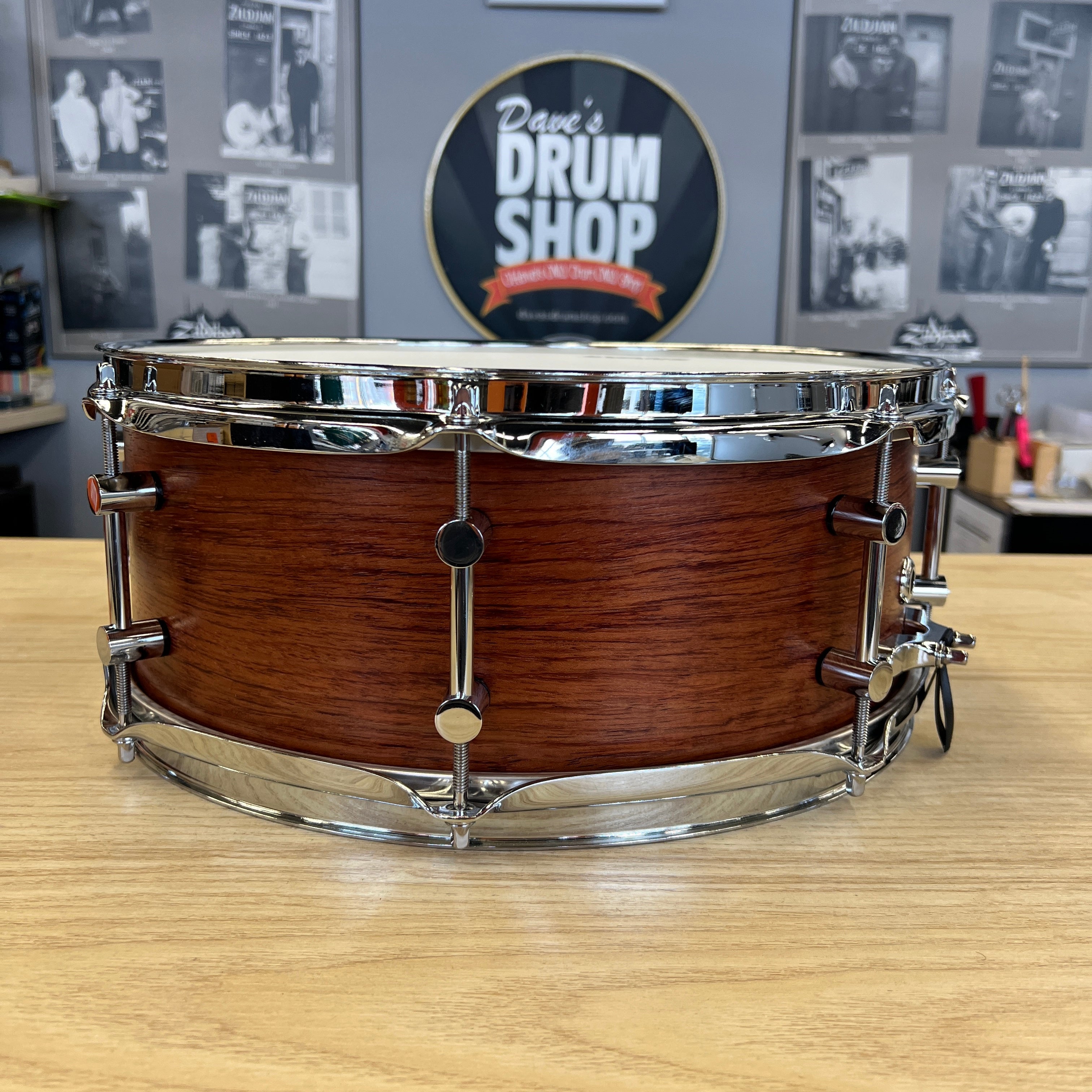 Dave's Limited Edition Snares for Charity Bubinga drum kit Dave's Drum Shop