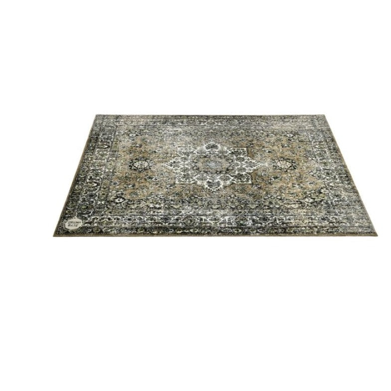 DRUMnBASE Vintage Persian Style Stage Rug, Green 6x5.25' (VP185-GRN) Rugs DRUMnBASE