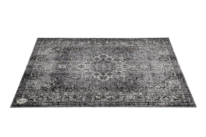 DRUMnBASE Vintage Persian Style Stage Rug, Grey 6'x5.25' Rugs DRUMnBASE