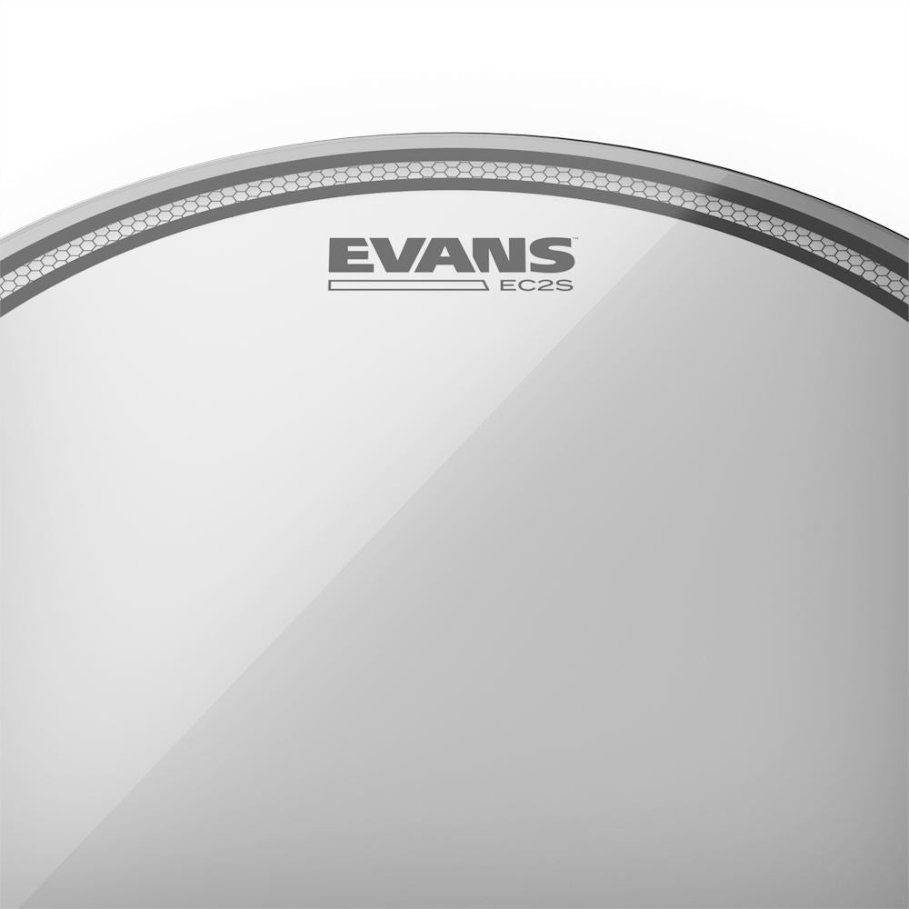 Evans EC2S Clear 14" Drum Heads (TT14EC2S) Drum Heads Evans