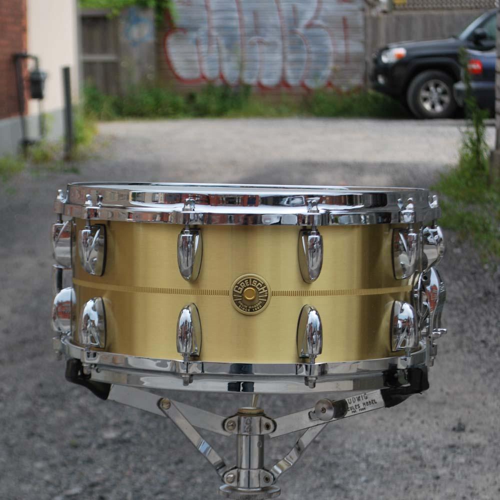 Gretsch Bell Brass USA Custom Snare drum kit Gretsch