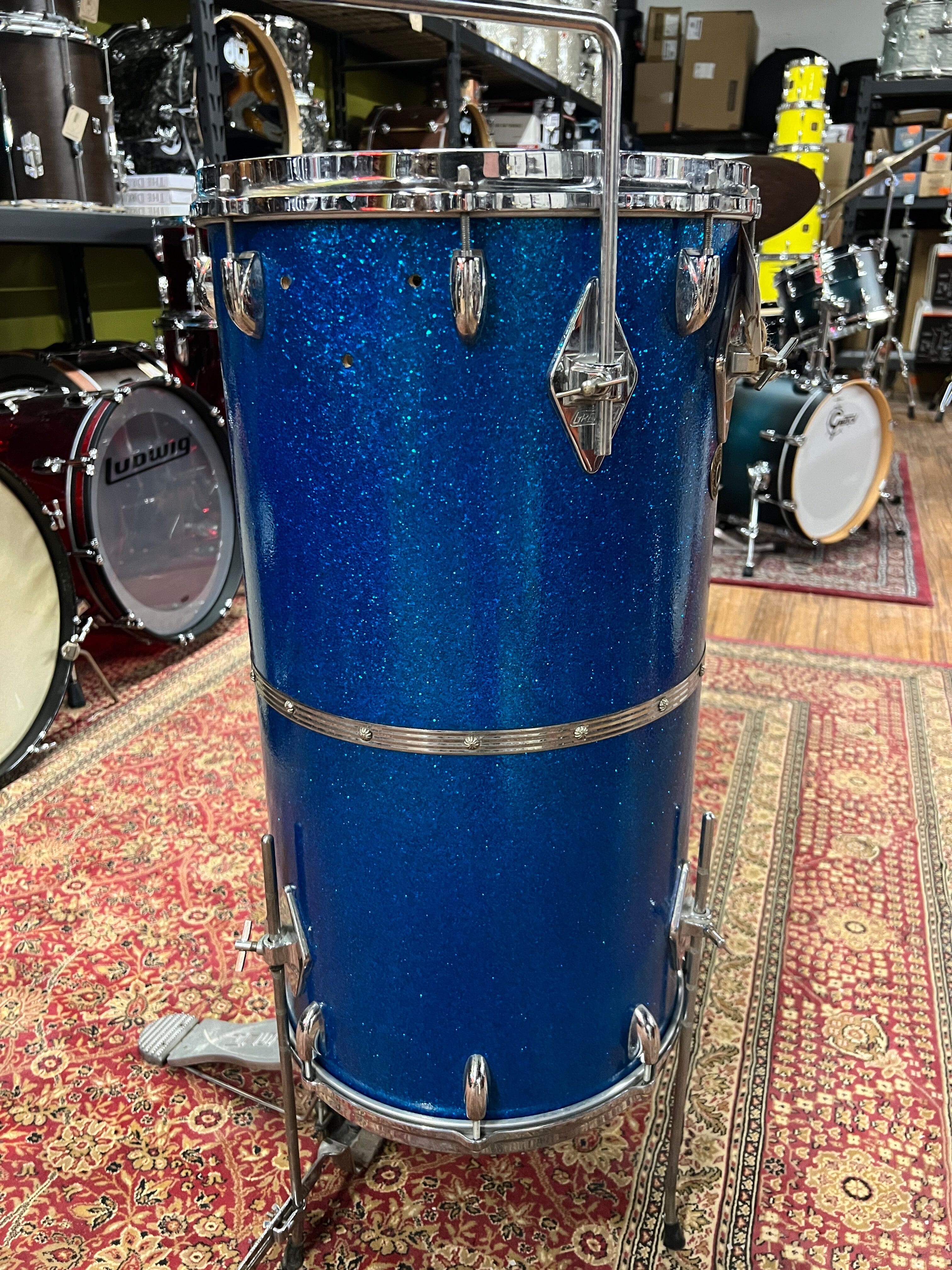 Gretsch Cocktail Drum Set 1960s Blue (PX4183) drum kit Gretsch