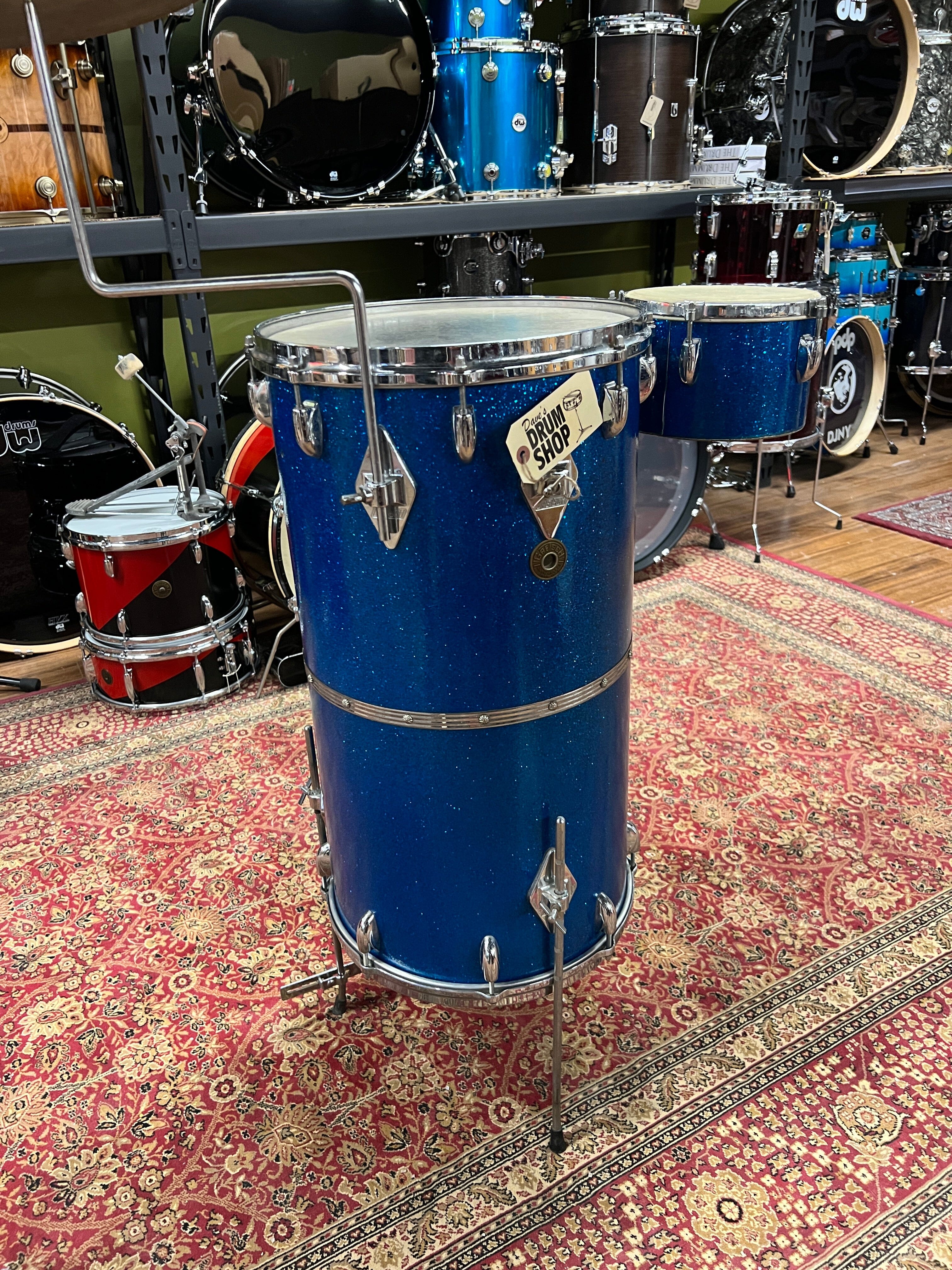 Gretsch Cocktail Drum Set 1960s Blue (PX4183) drum kit Gretsch