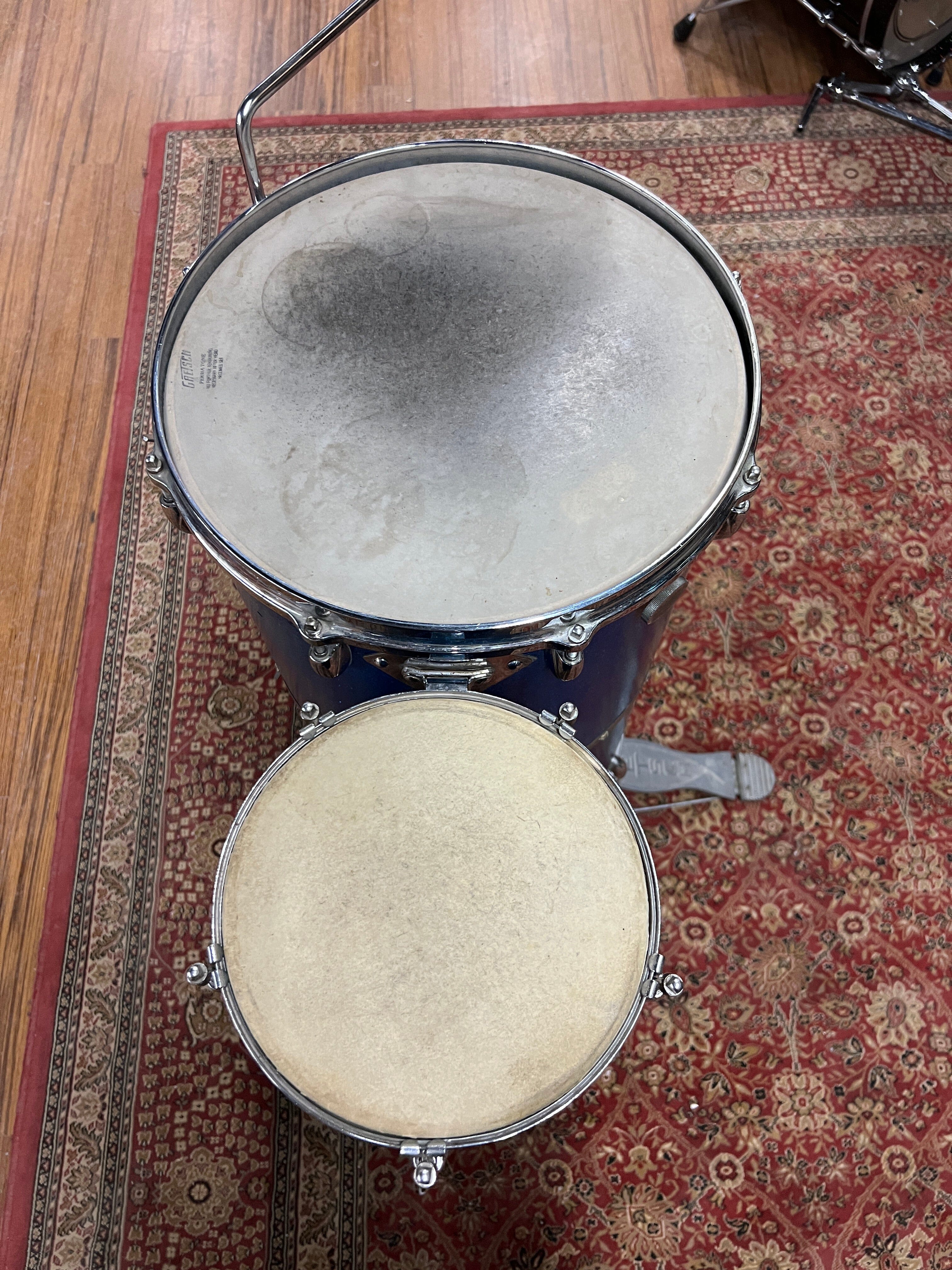 Gretsch Cocktail Drum Set 1960s Blue (PX4183) drum kit Gretsch