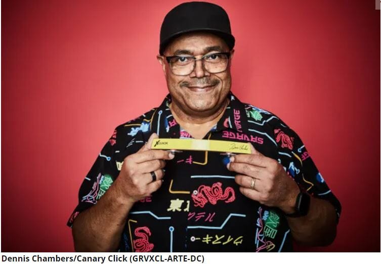 Gruv-X Cross Stick Percussion Accessory Drum Kit Hardware GruvX Dennis Chambers Canary Click