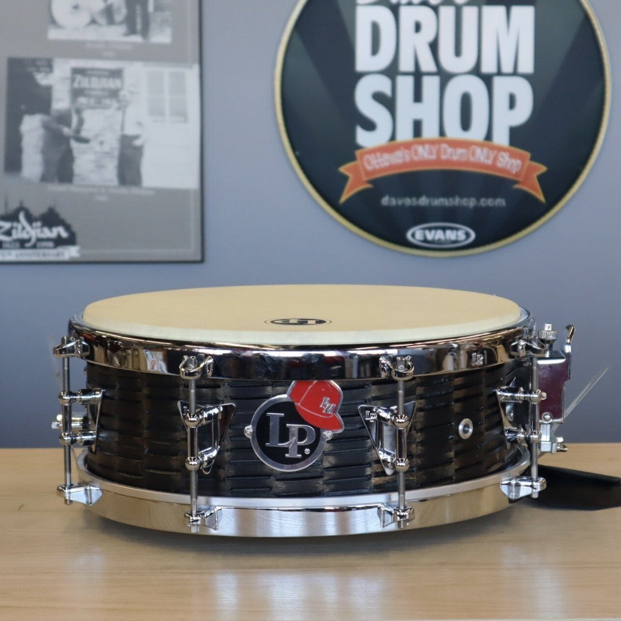 LP® PEDRITO MARTINEZ 5 ½” X 14” DEEP CUT MANGO HAND SNARE (LP5514-PM) drum kit LP