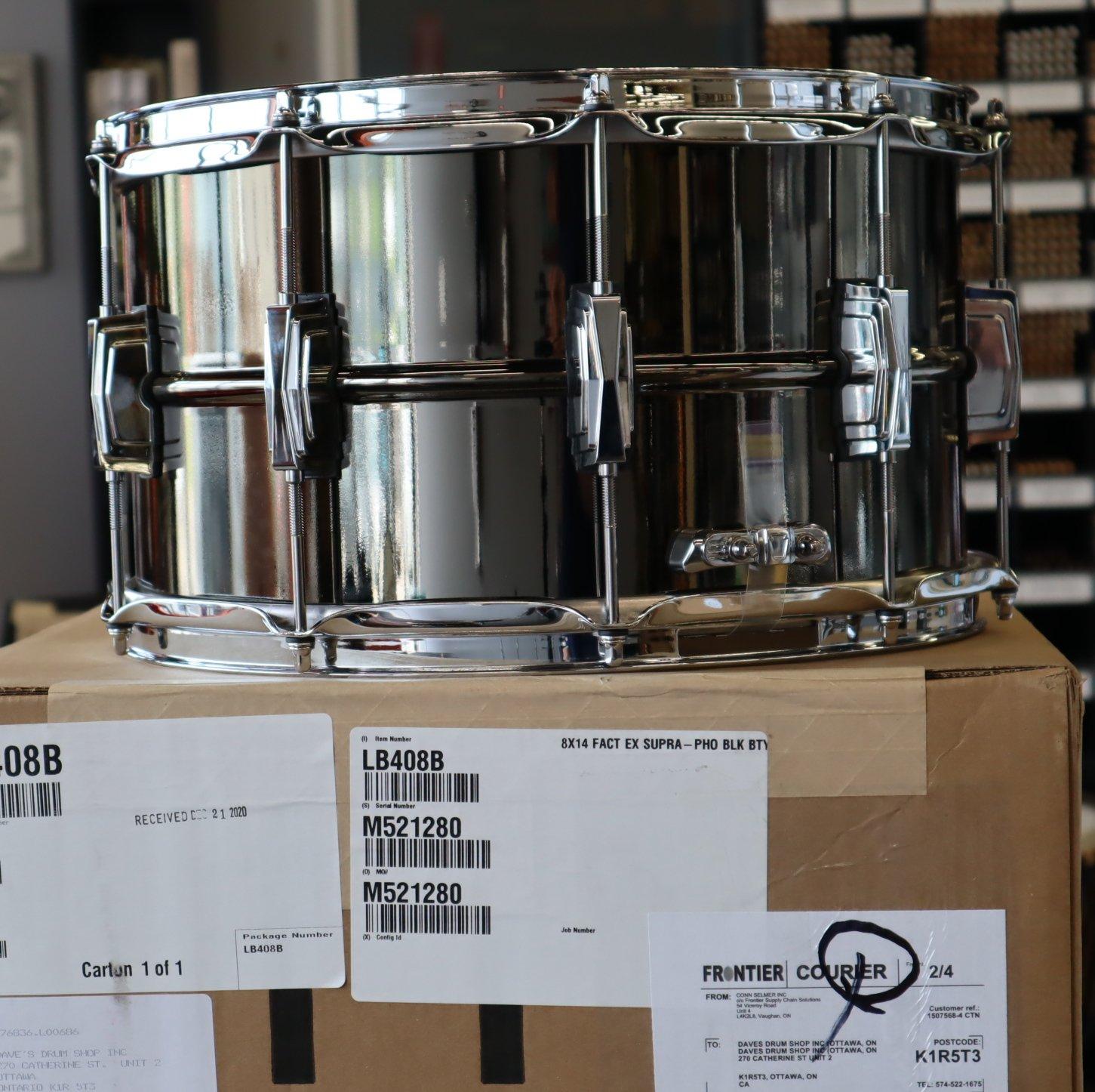 Ludwig "B" Stock 8x14 Black Beauty drum kit Ludwig