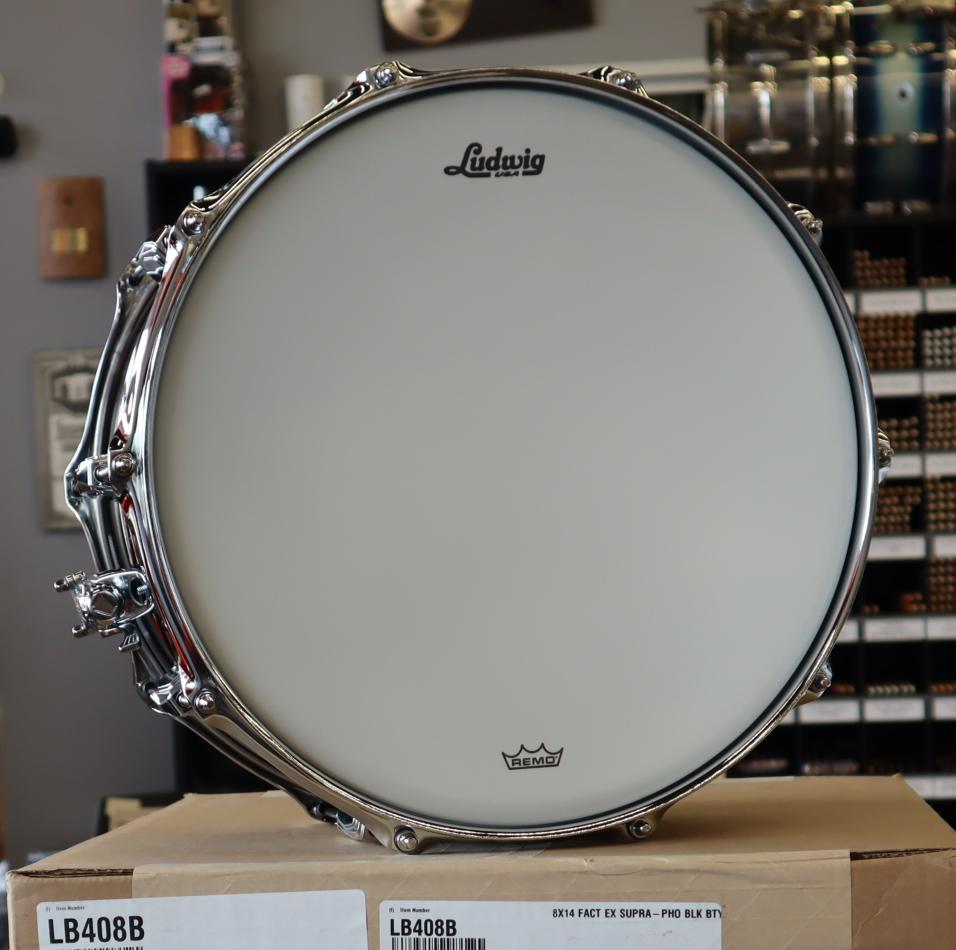 Ludwig "B" Stock 8x14 Black Beauty drum kit Ludwig
