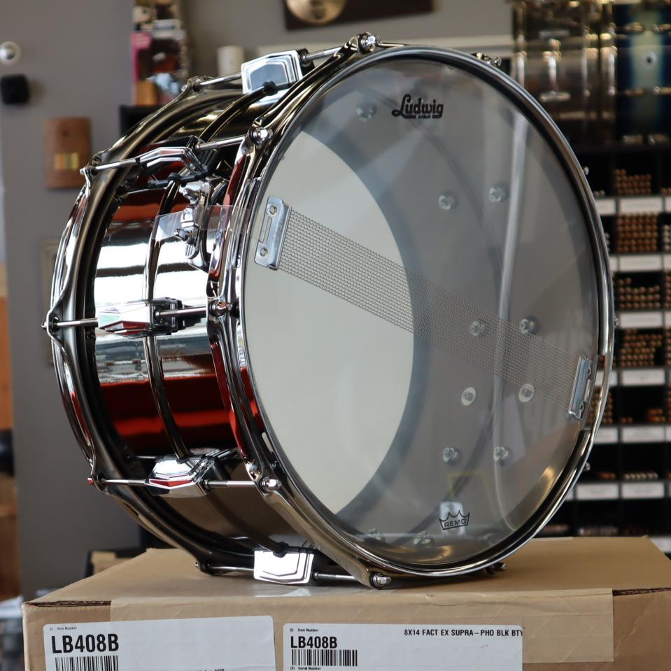 Ludwig "B" Stock 8x14 Black Beauty drum kit Ludwig