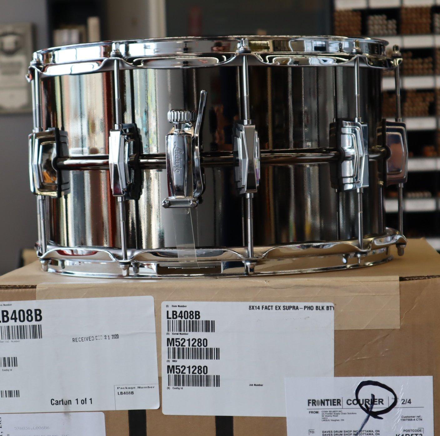 Ludwig "B" Stock 8x14 Black Beauty drum kit Ludwig