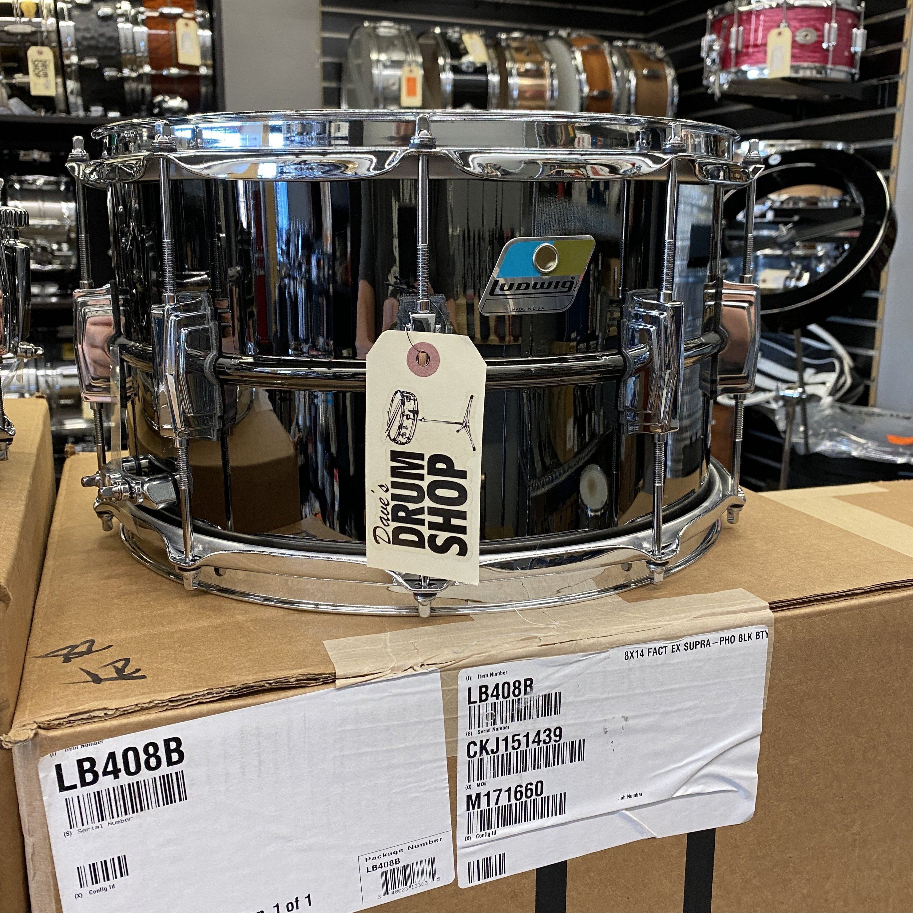 Ludwig "B" Stock 8x14 Black Beauty drum kit Ludwig