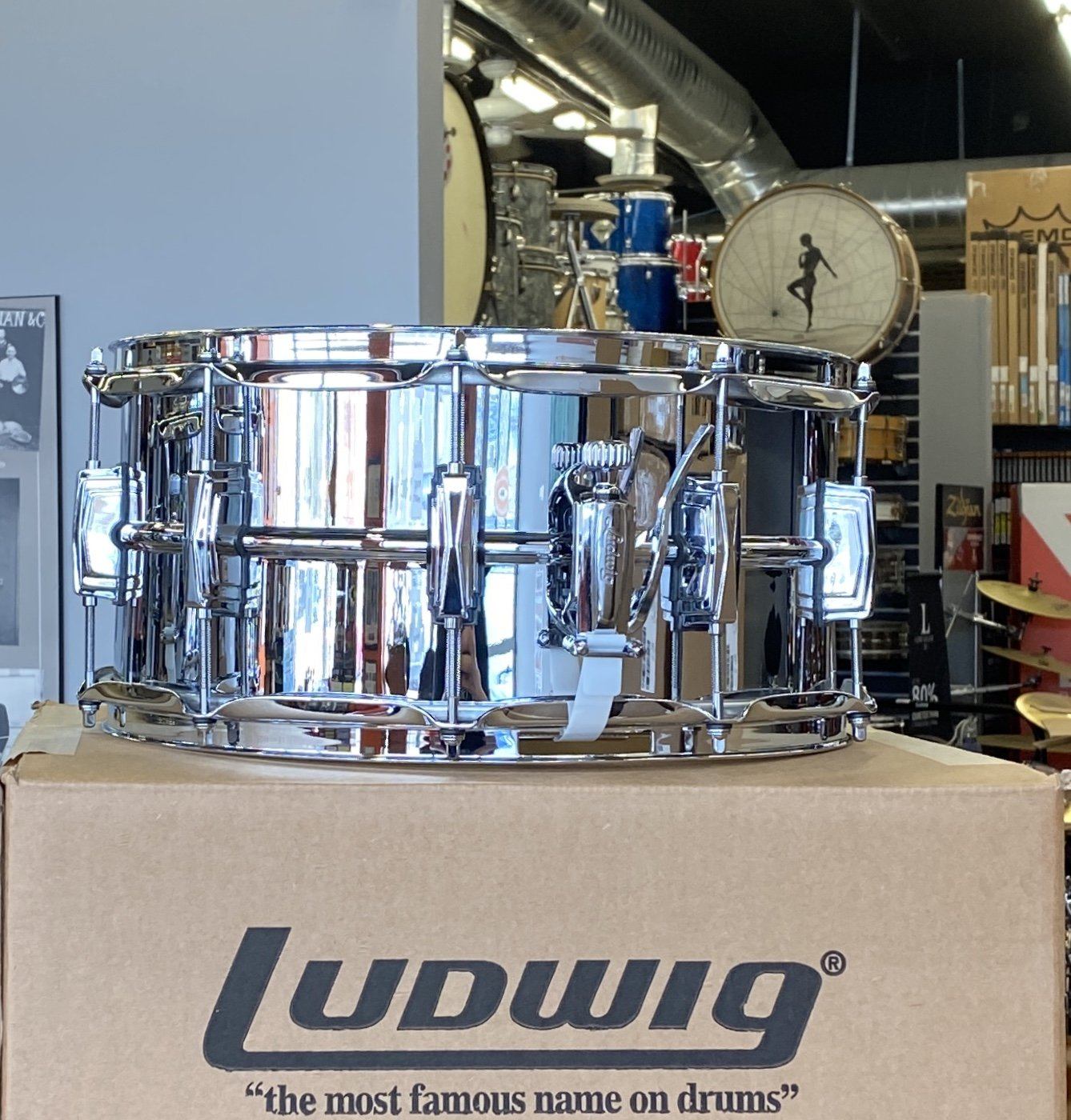 Ludwig LM402 6.5x14 Supraphonic - B Stock drum kit Ludwig