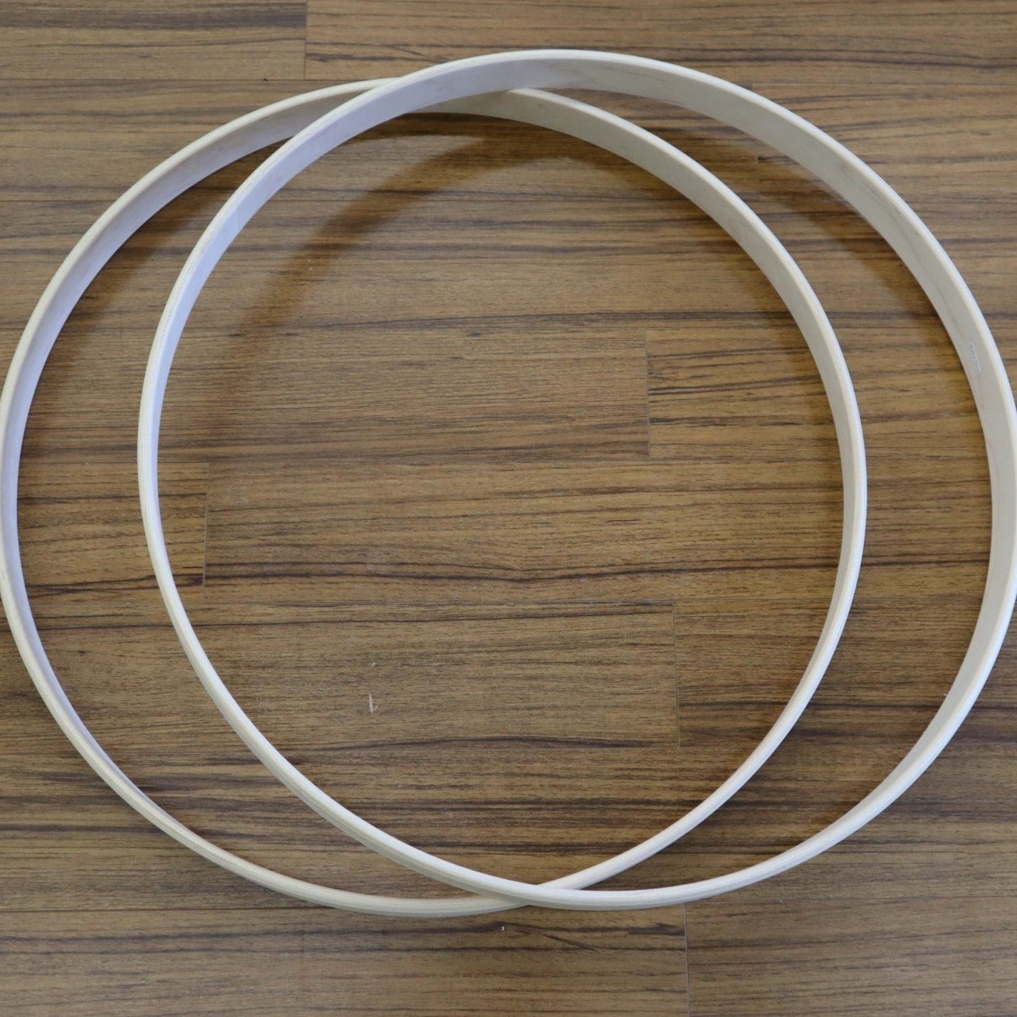 Maple Bass Drum Hoops Unfinished 18" - New drum kit worldmax