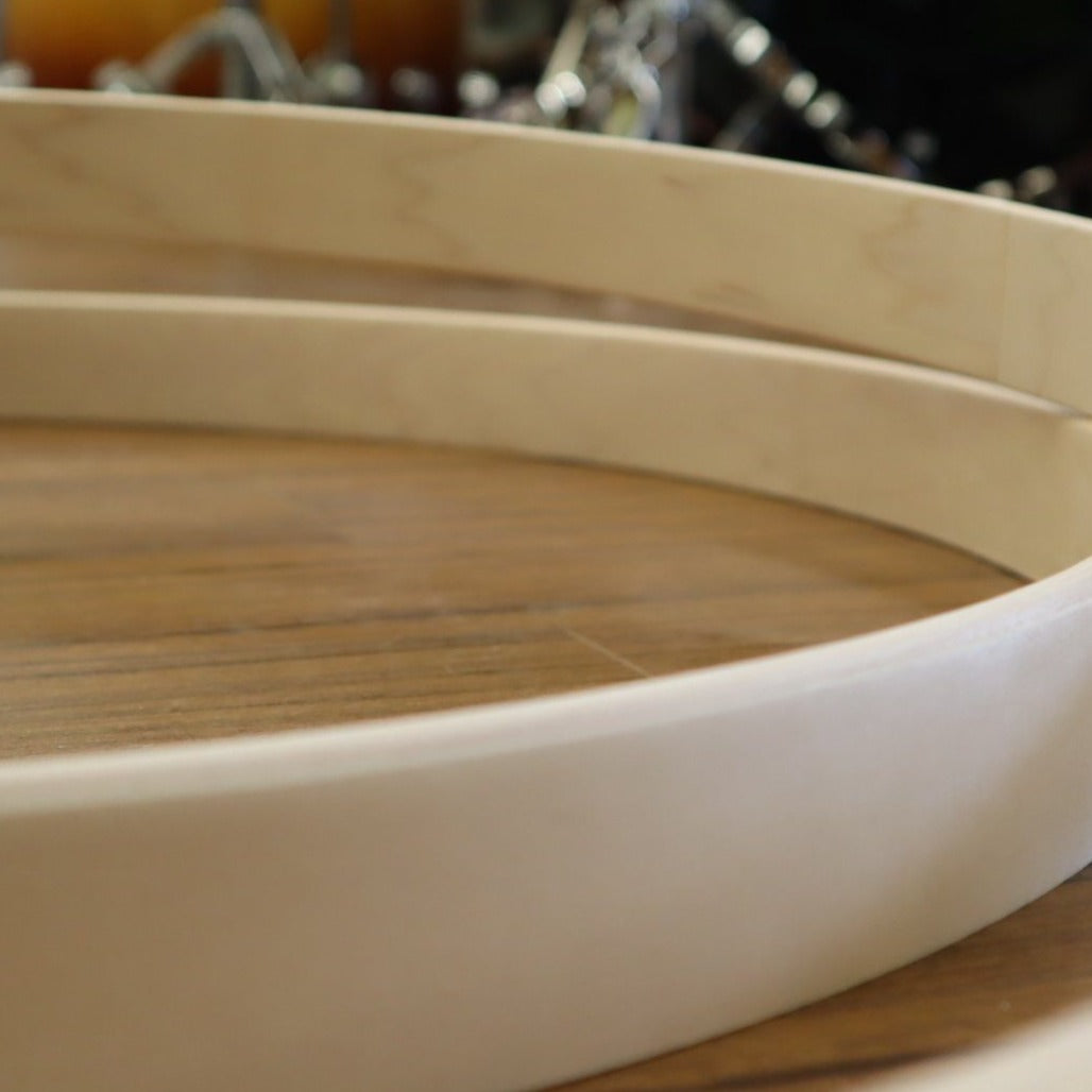 Maple Bass Drum Hoops Unfinished 22" - New drum kit worldmax