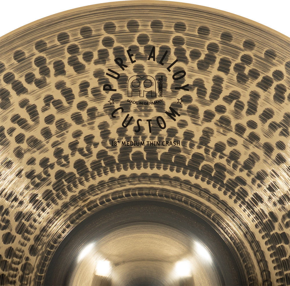 Meinl 18" Pure Alloy Custom Crash, Medium Thin (PAC18MTC) crash Meinl