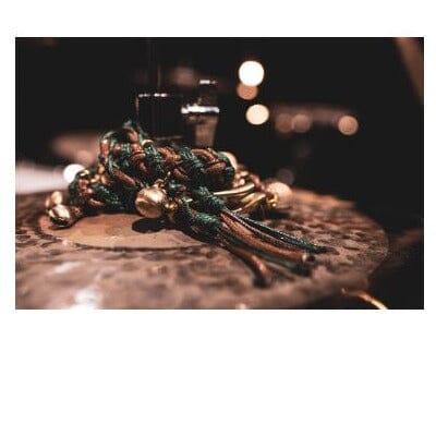 MEINL Ajuch Bells, Small, Brown & Turquoise Rope (MABS) bells Meinl