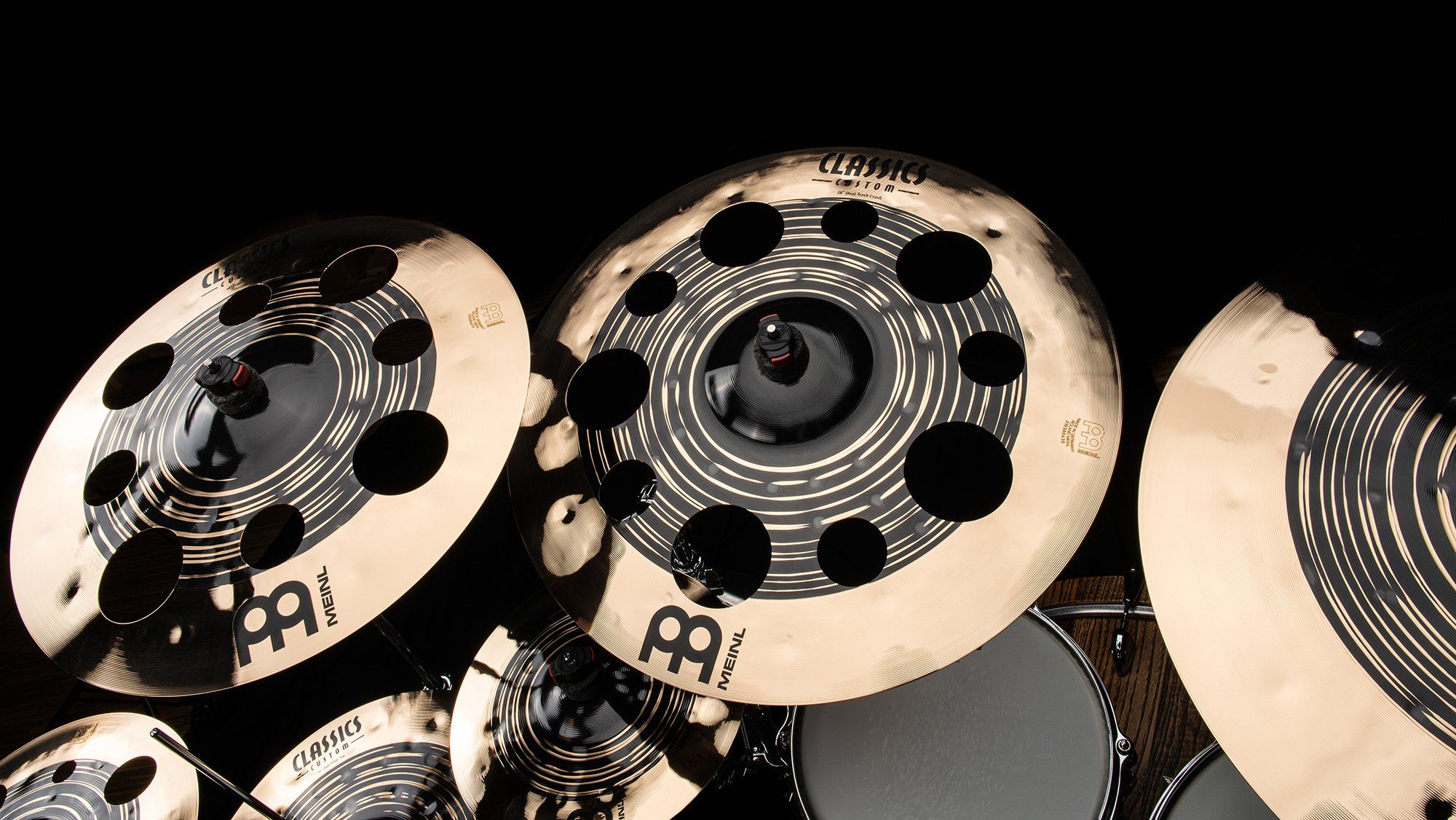 MEINL Cymbals Classics Custom Dual Trash Crash 18" (CC18DUTRC) Cymbals Meinl