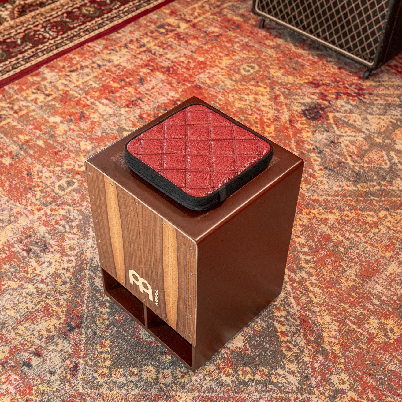 MEINL Percussion Deluxe Cajon Seat, Bordeaux (DCS-R) Drum Accessories Meinl