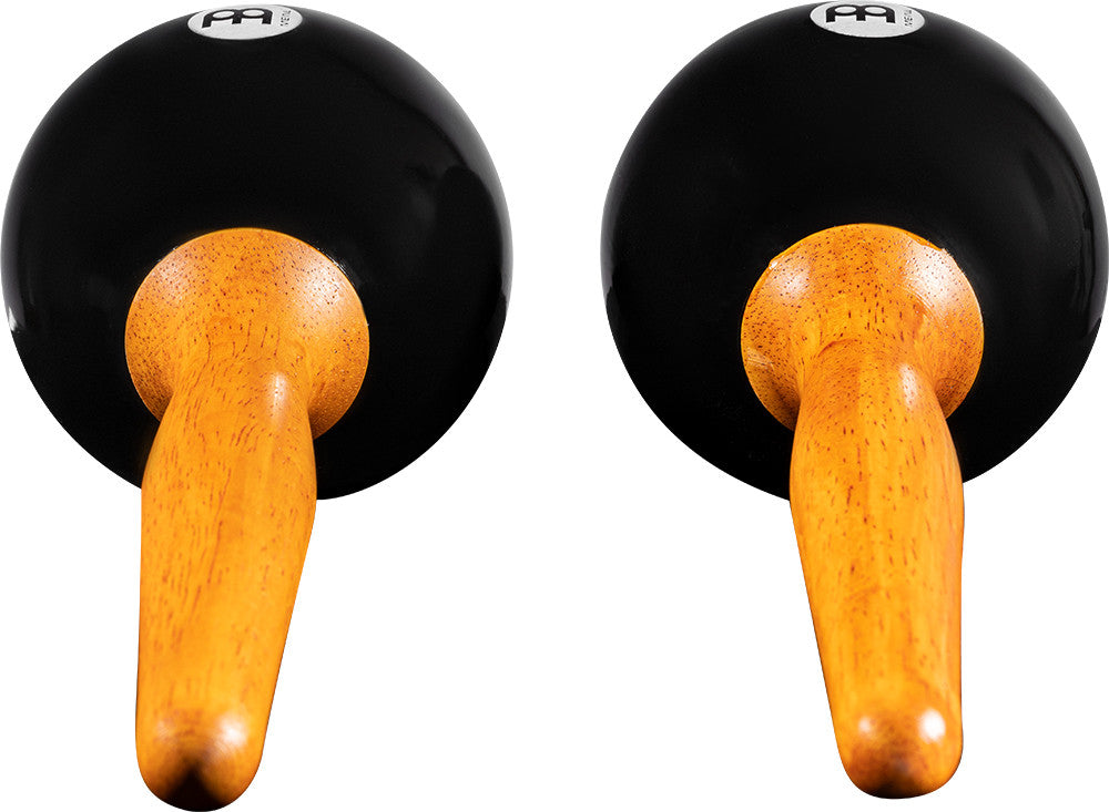 MEINL Percussion Plastic Maracas Studio, Black (PM1BK) Percussion Meinl