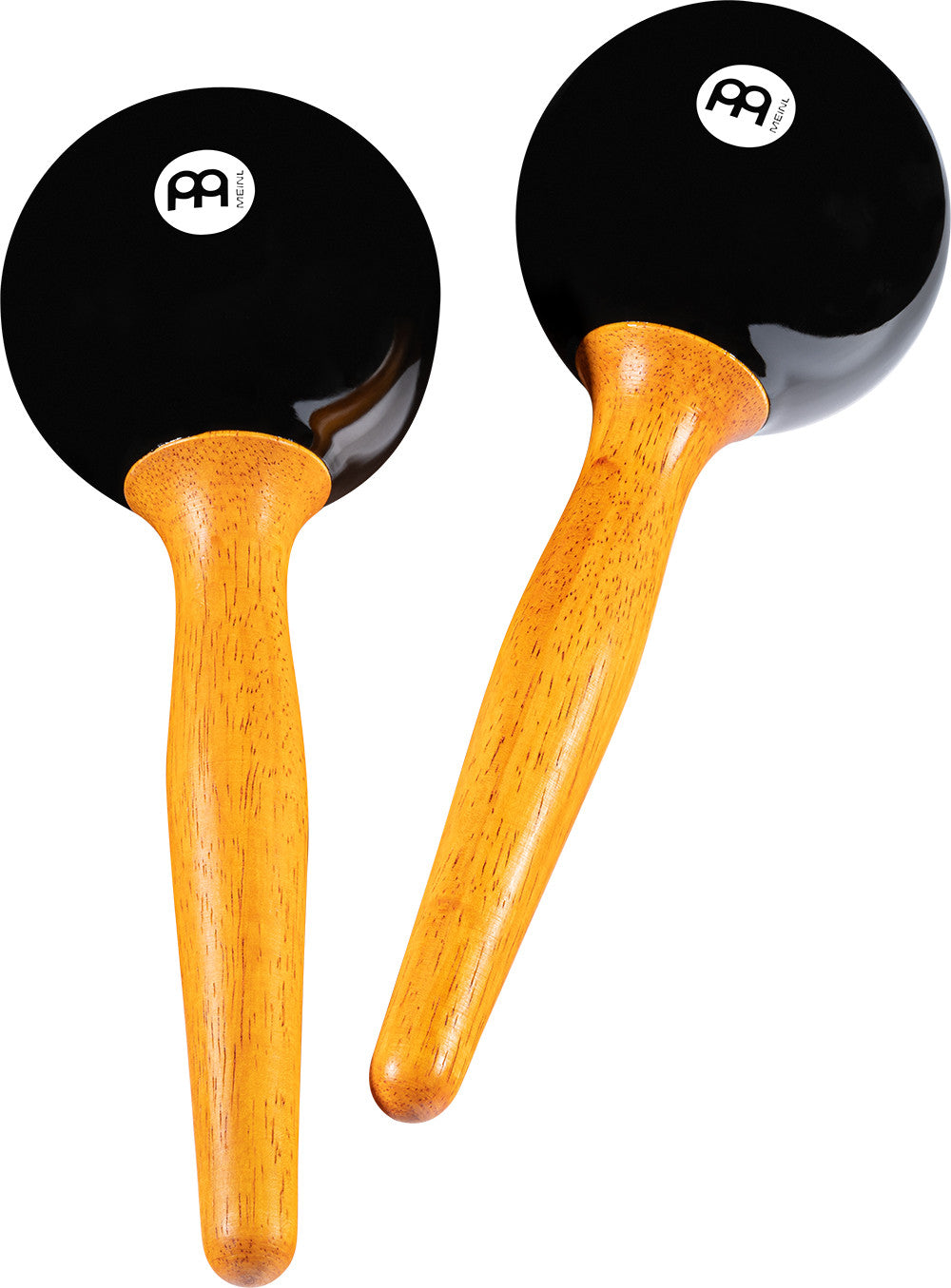 MEINL Percussion Plastic Maracas Studio, Black (PM1BK) Percussion Meinl
