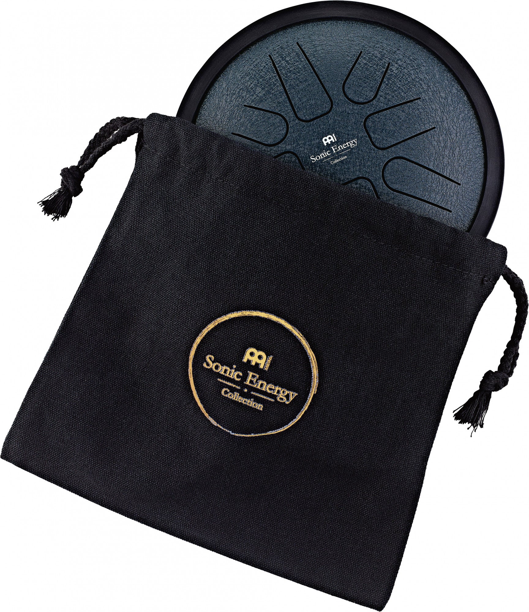 MEINL Sonic Energy Small Steel Tongue Drum G Minor, 8 Notes, Navy Blue, 7"/18 cm (SSTD2NB) Percussion Meinl