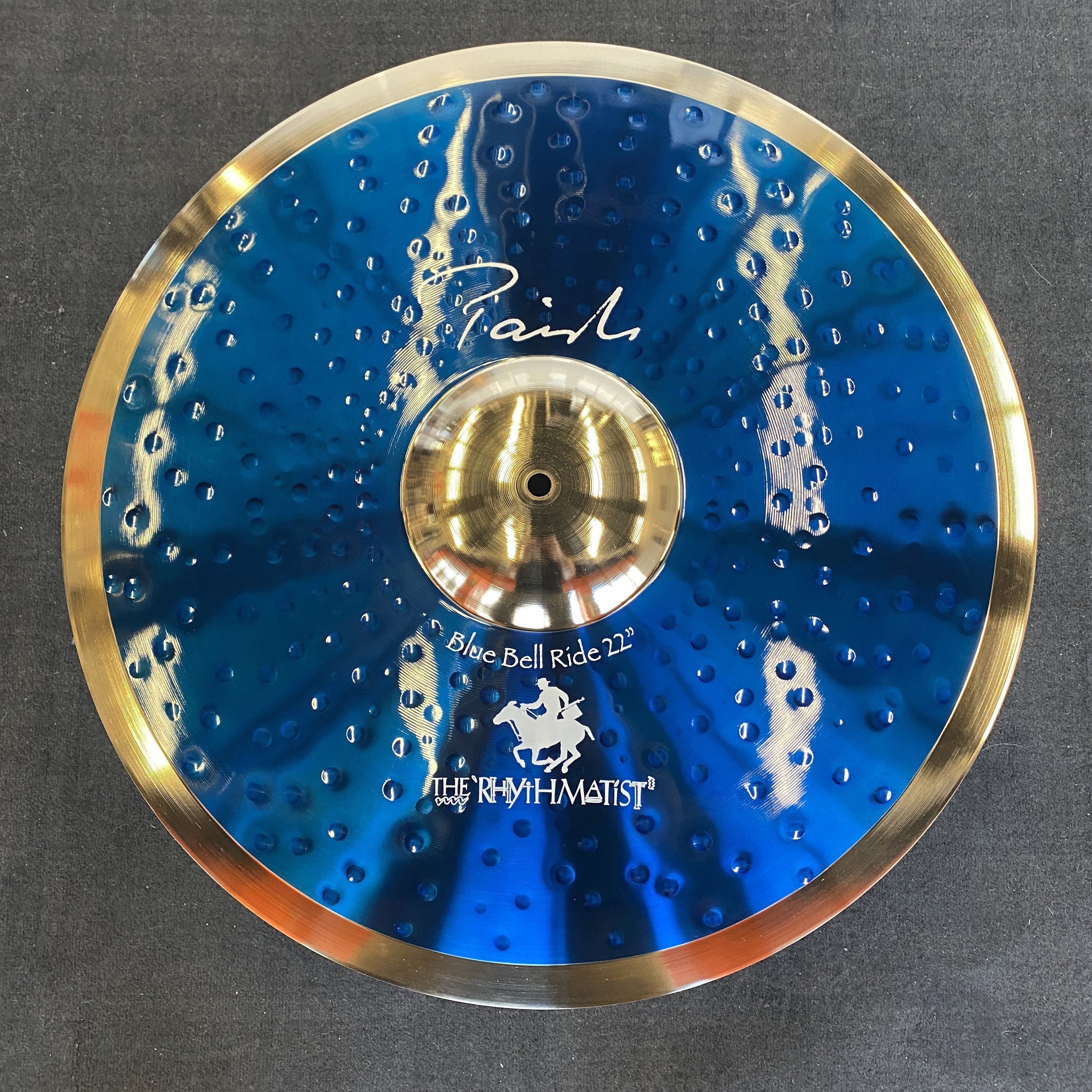 Paiste 22" Blue Bell Signature Ride drum kit Paiste