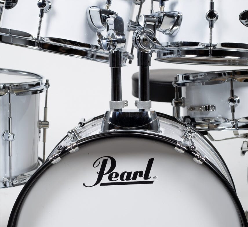 Pearl Roadshow Junior Complete Set, Pure White (RSJ465CC33) drum kit Pearl