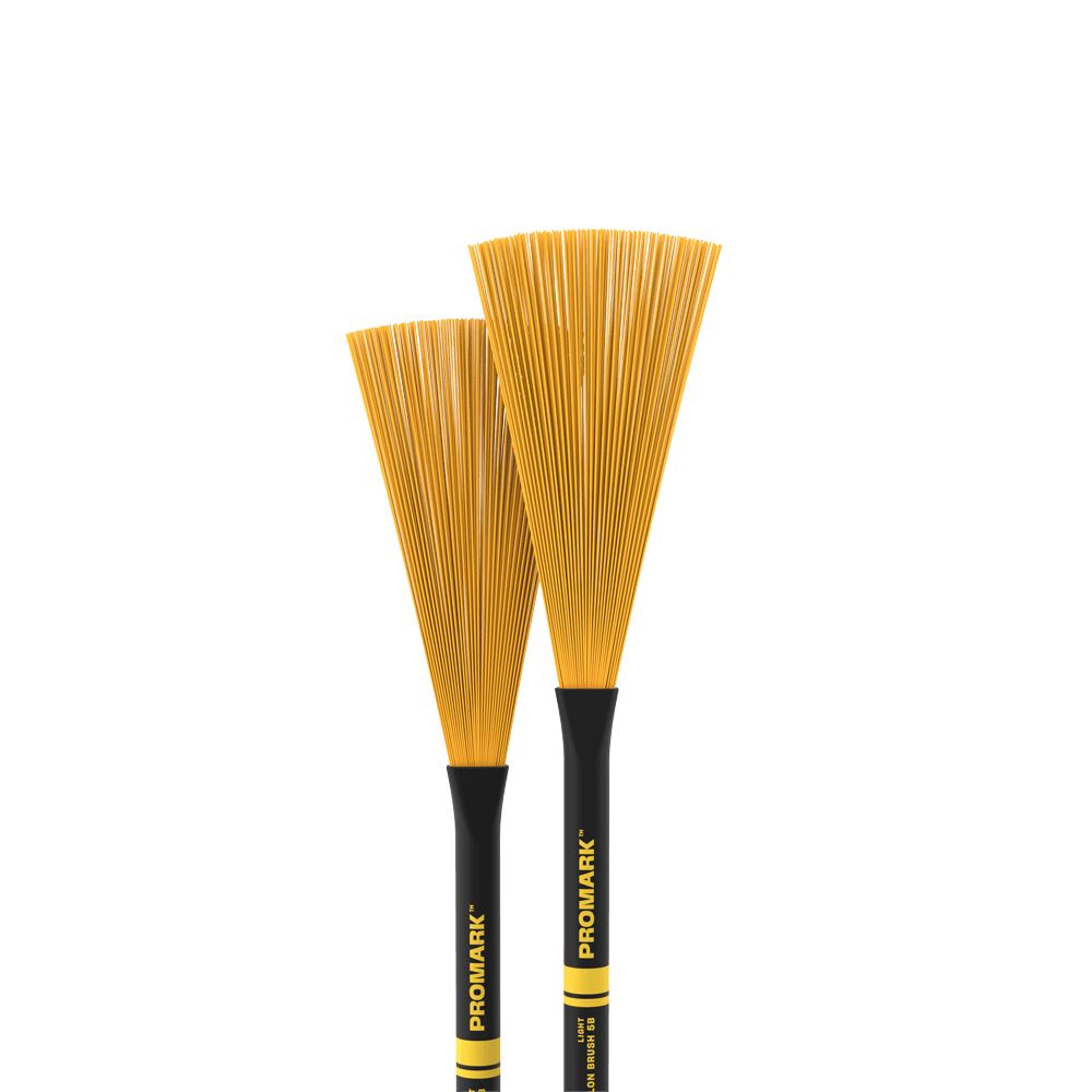 ProMark Light Nylon Drum Brushes, Yellow 5B (PMNB5B) brushes Promark