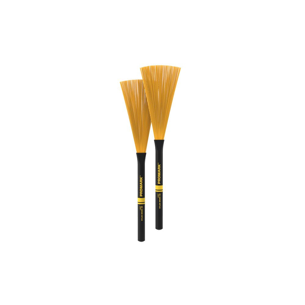 ProMark Light Nylon Drum Brushes, Yellow 5B (PMNB5B) brushes Promark