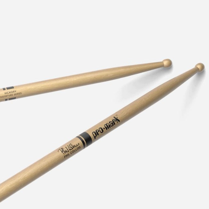 ProMark Phil Collins Drum Stick, Lacquered Hickory, Wood Tip (TXPCW) DRUM STICK Promark