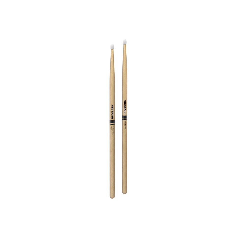 ProMark Rebound 5A Lacquered Hickory Drum Stick, Nylon Tip (RBH565N) DRUM STICKS Promark