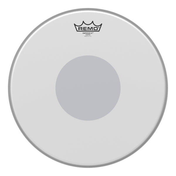 Remo 14" Emperor X Coated Snare Drum Head, Bottom Black Dot (BX-0114-10) drum kits Remo 