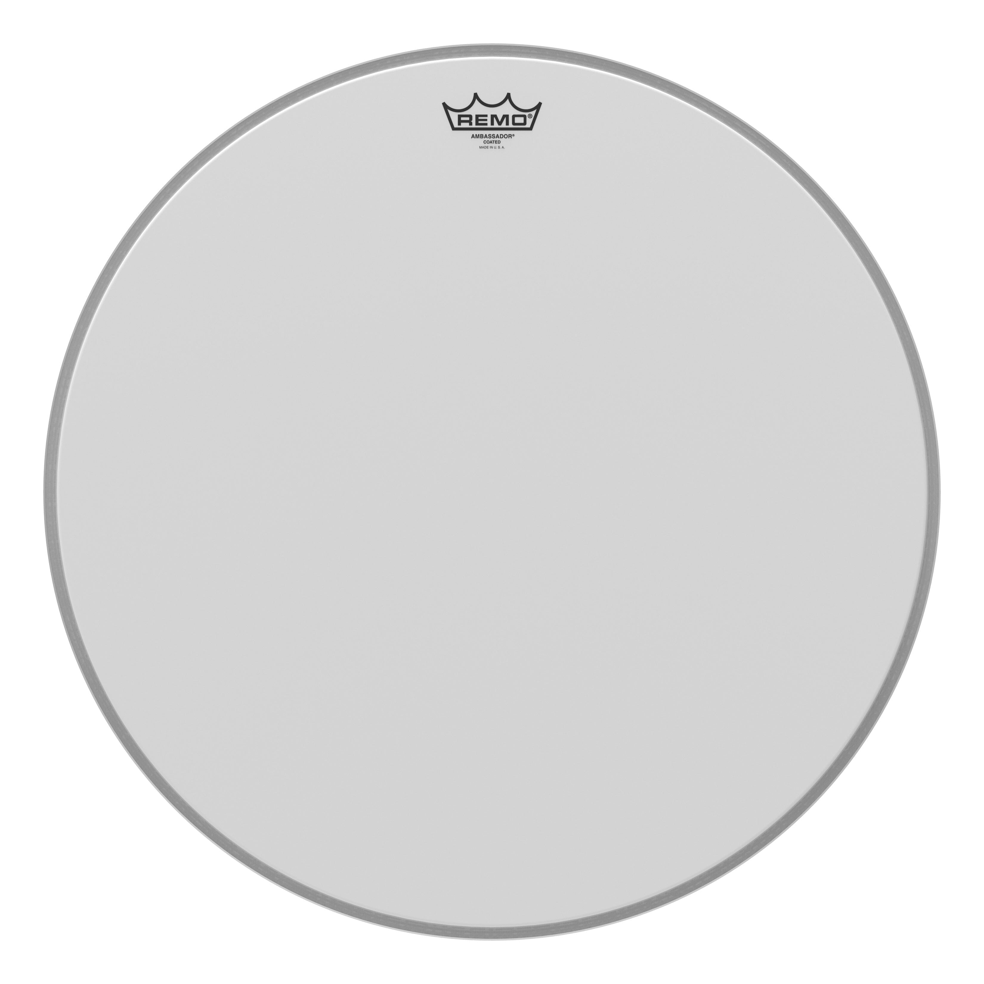 Remo 22" Ambassador Coated Bass Drum Head (BR-1122-00) drum kits Remo
