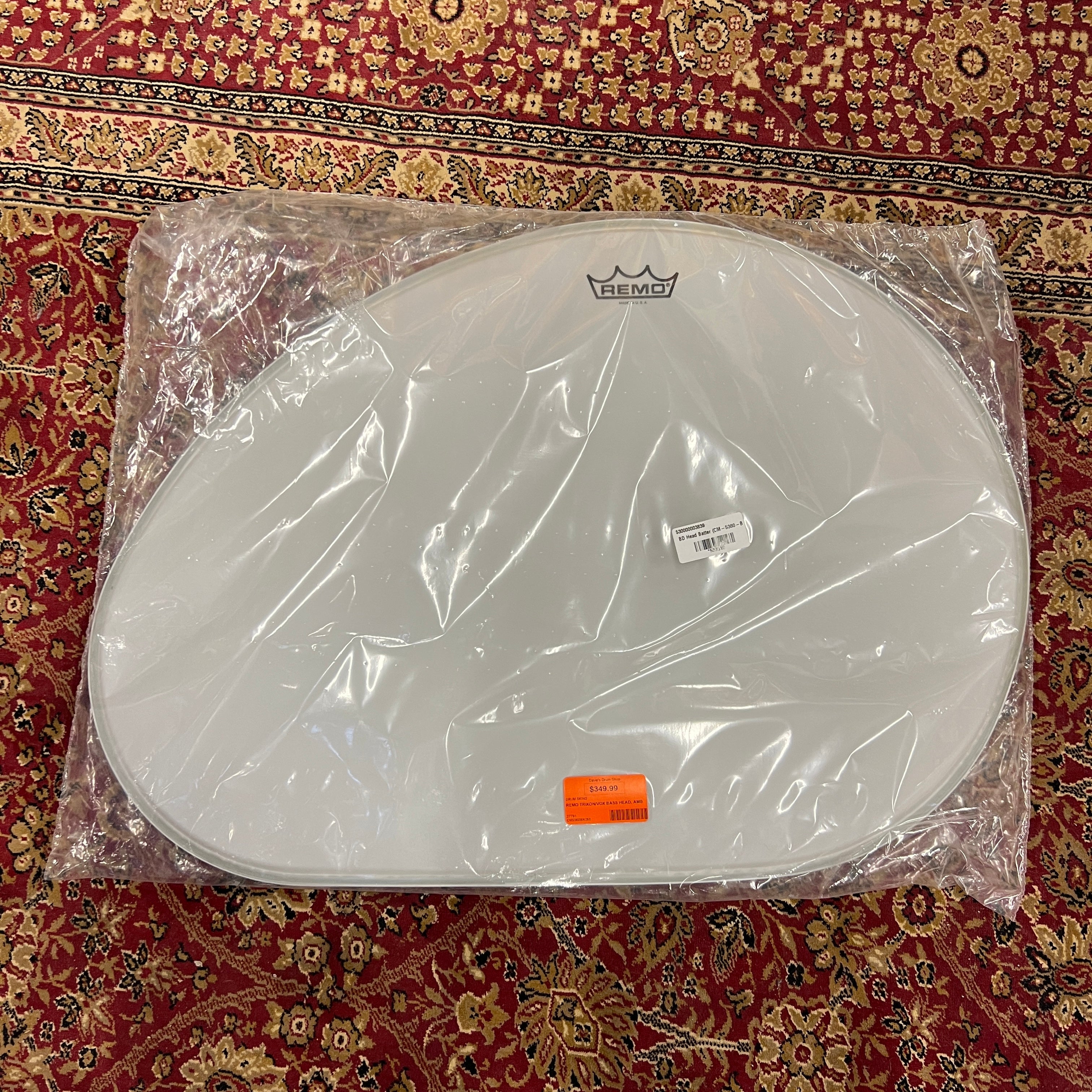 Remo Trixon / VOX Bass head, Ambassador Coated (CM-5360-BR-265) drum kit Remo